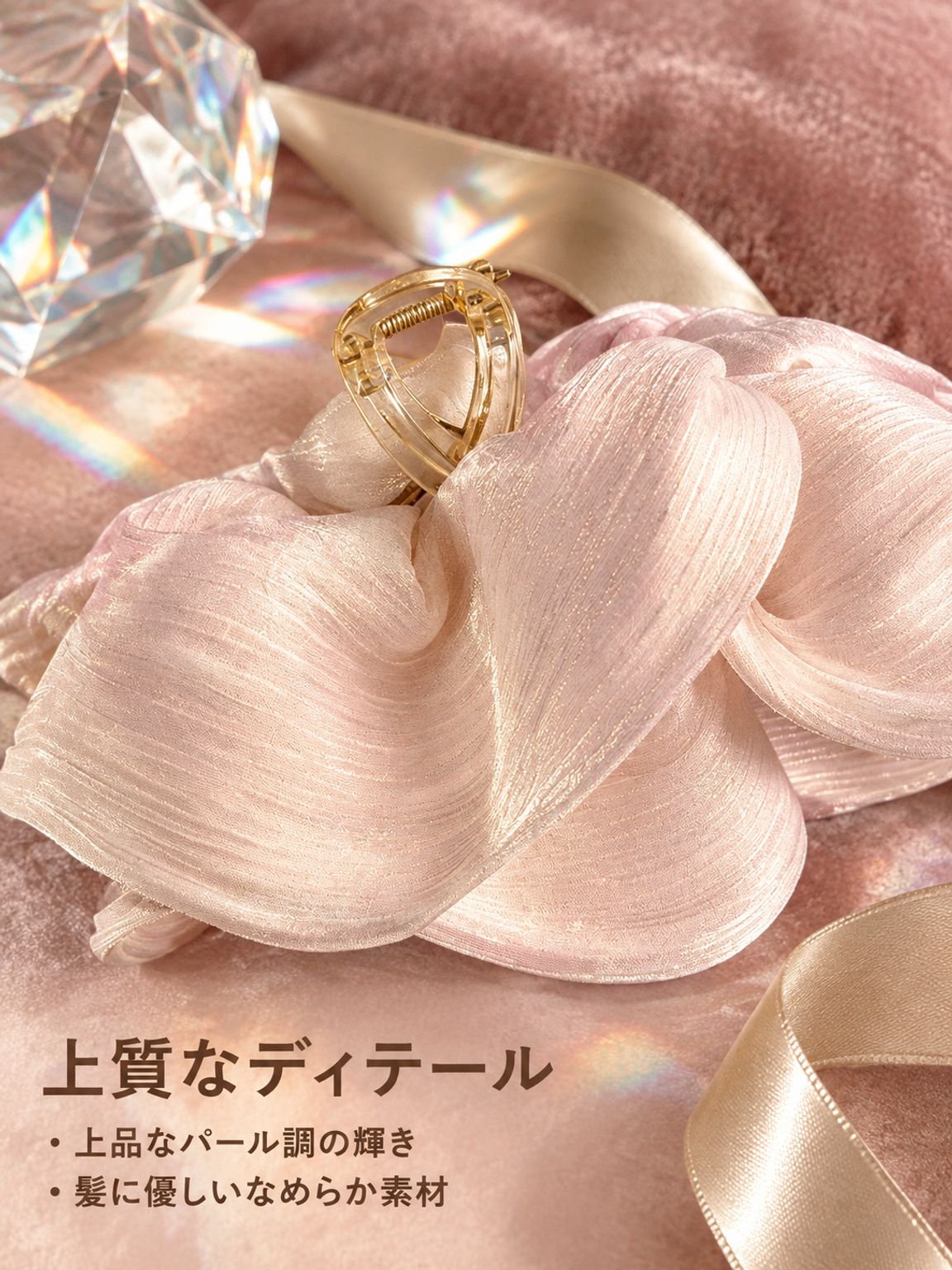 後頭部用バンスクリップ（まとめ髪用）