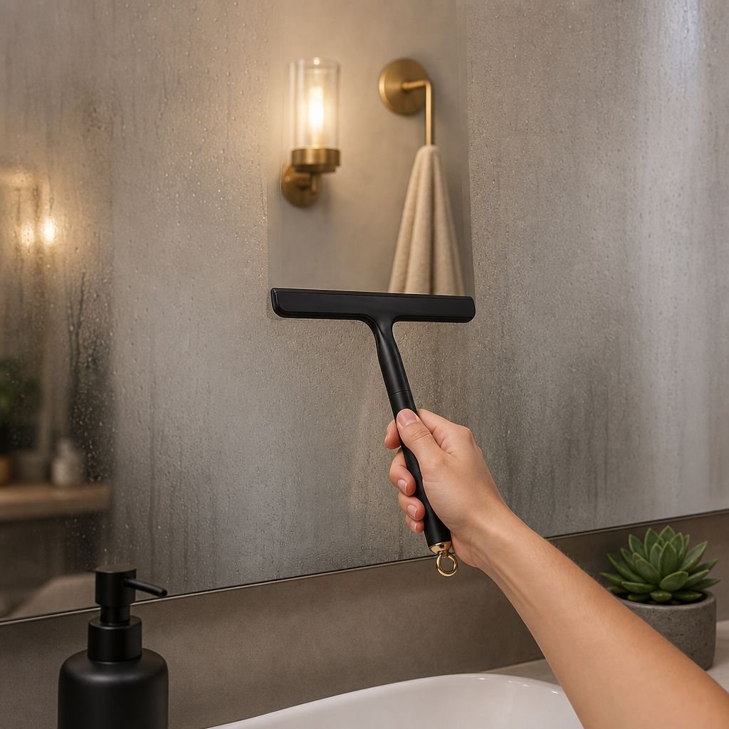 Multifunctional Plastic Glass Squeegee Spray Cleaning Brush