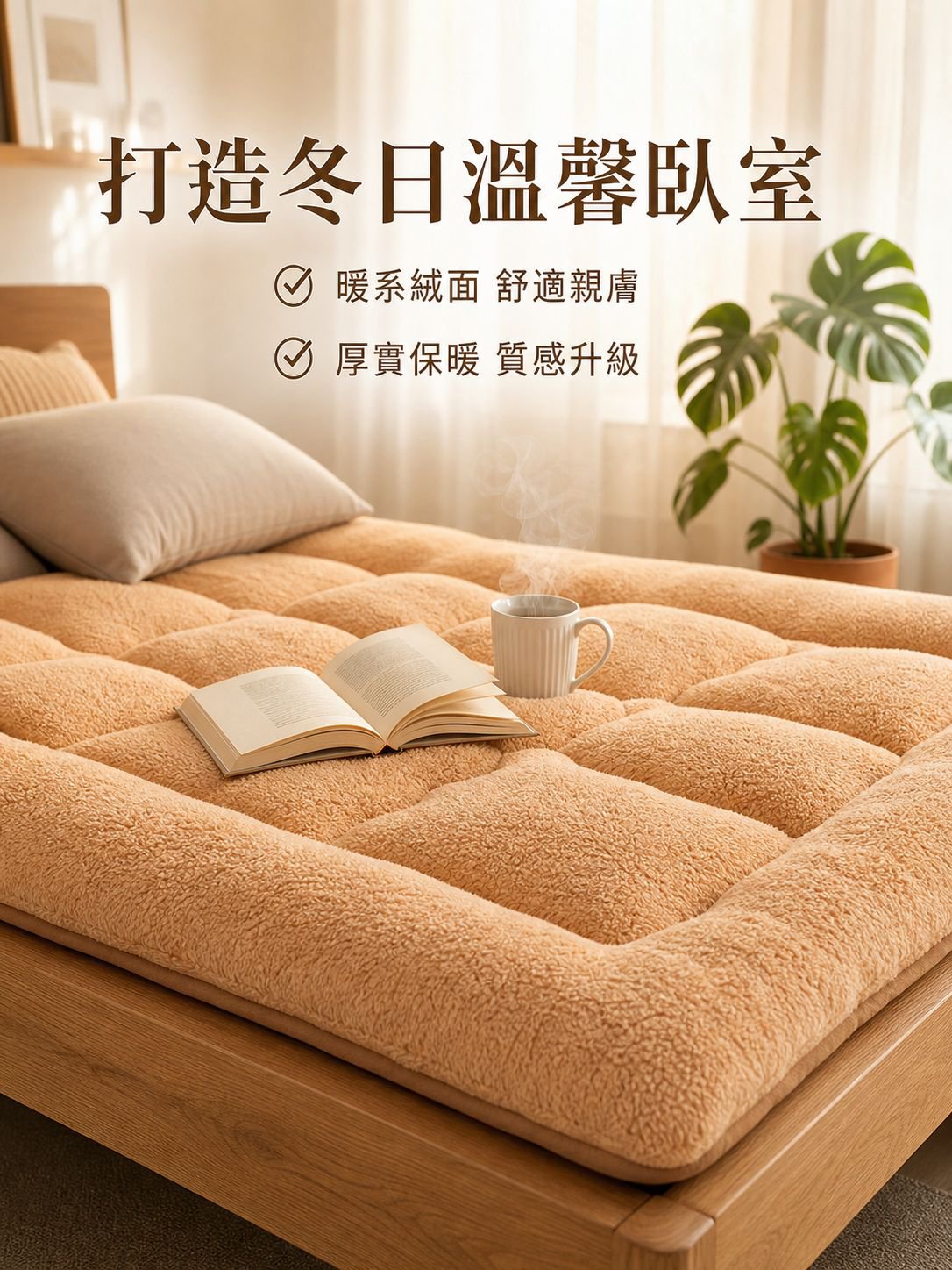 羊羔絨床墊