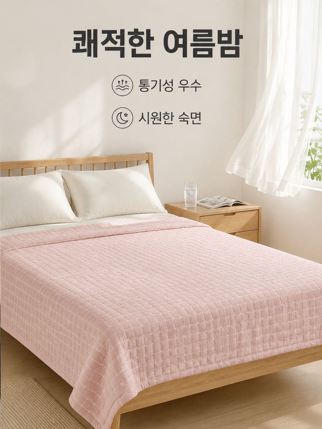 전면 통기성 여름이불