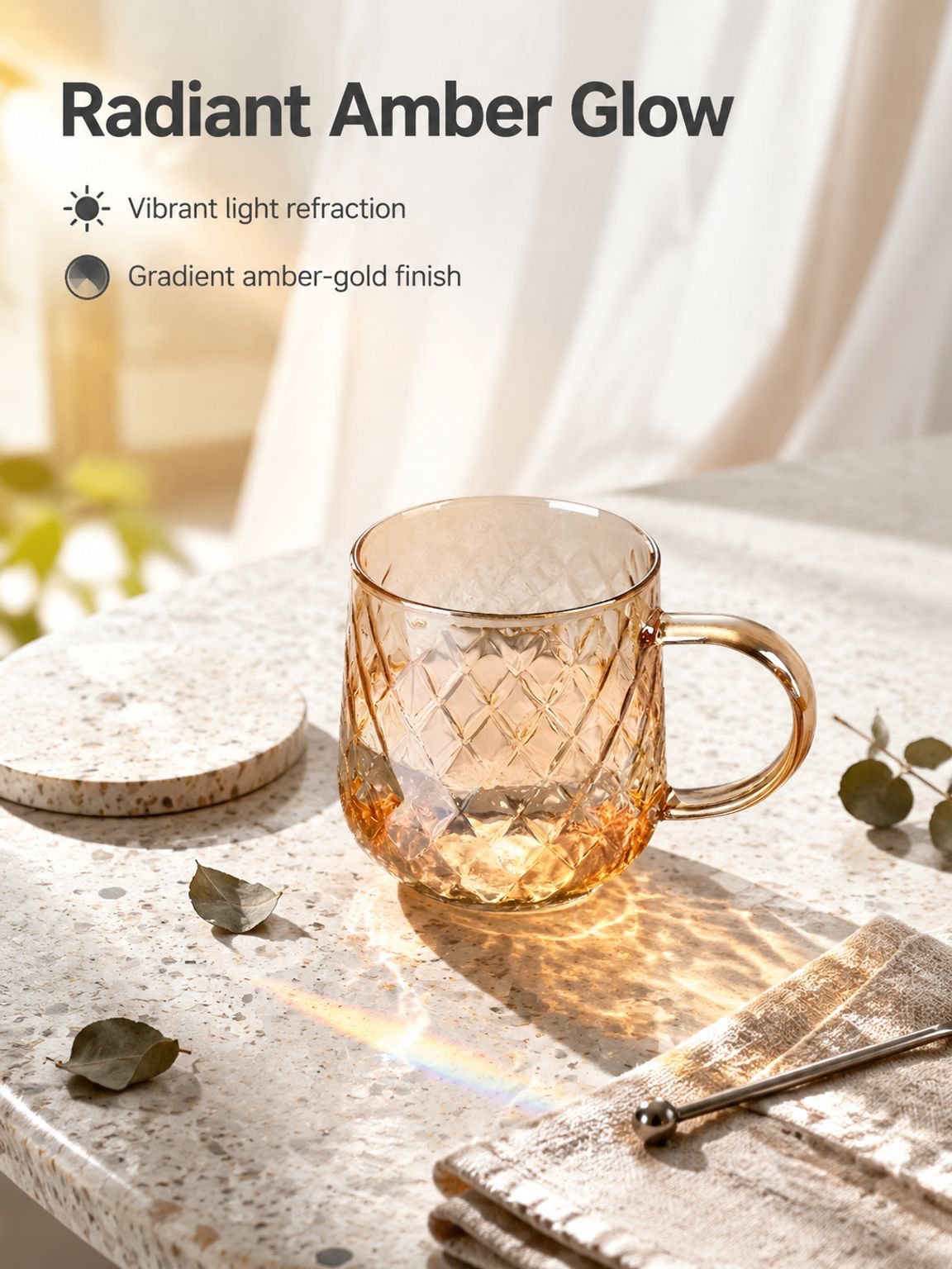 Heat-resistant glass water cup