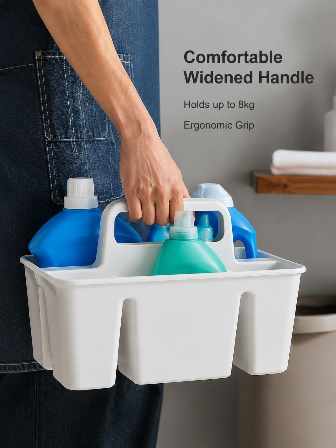 Portable Divided Utility Caddy
