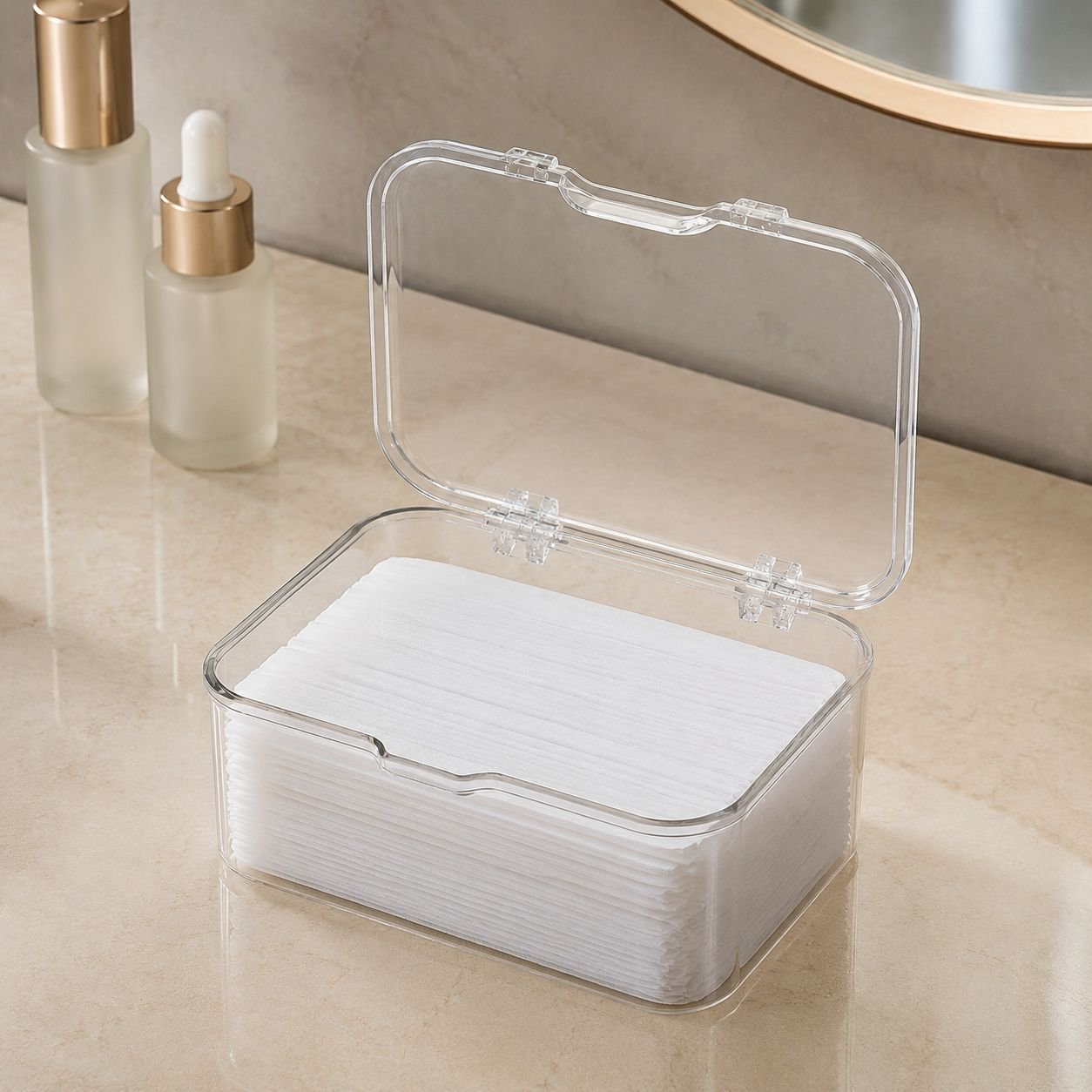 Face mask storage box for office and home use