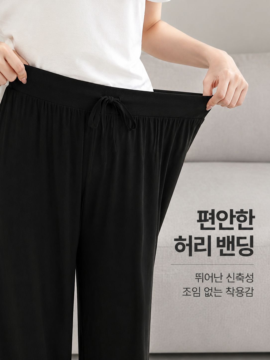 여름 아이스 실크 3종 홈웨어, 루즈핏 얇은 여성 파자마, 외출 가능