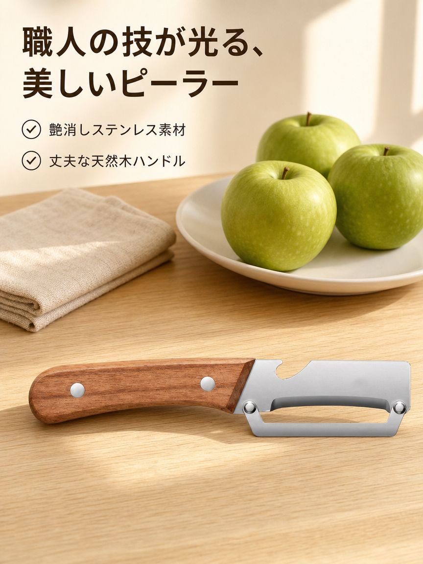ステンレス製ピーラー