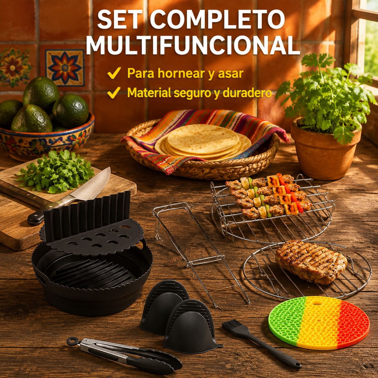 Juego de accesorios para freidora de aire