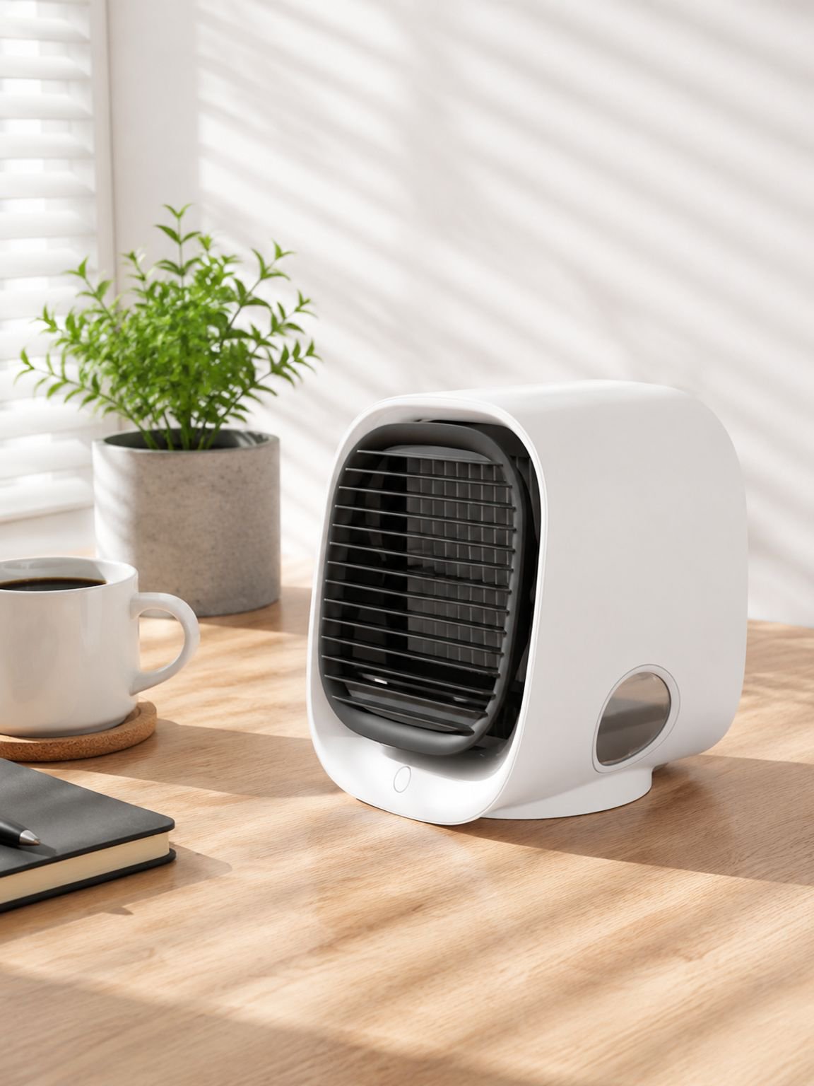 Wassergekühlter Ventilator, multifunktionaler Heim-/Bürokühler, leise, wiederaufladbar, praktisch, l