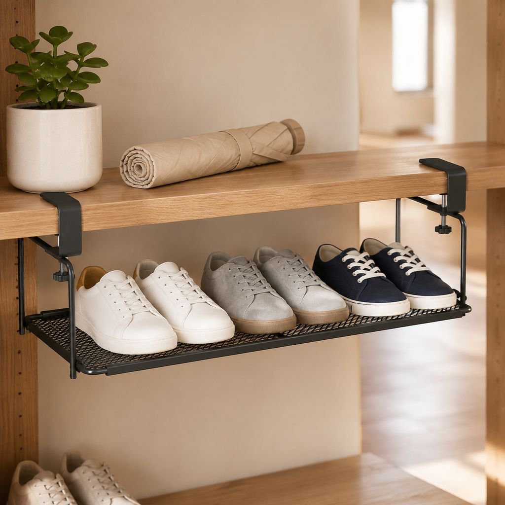 Platzsparendes Schuhregal – Kreativer Organizer