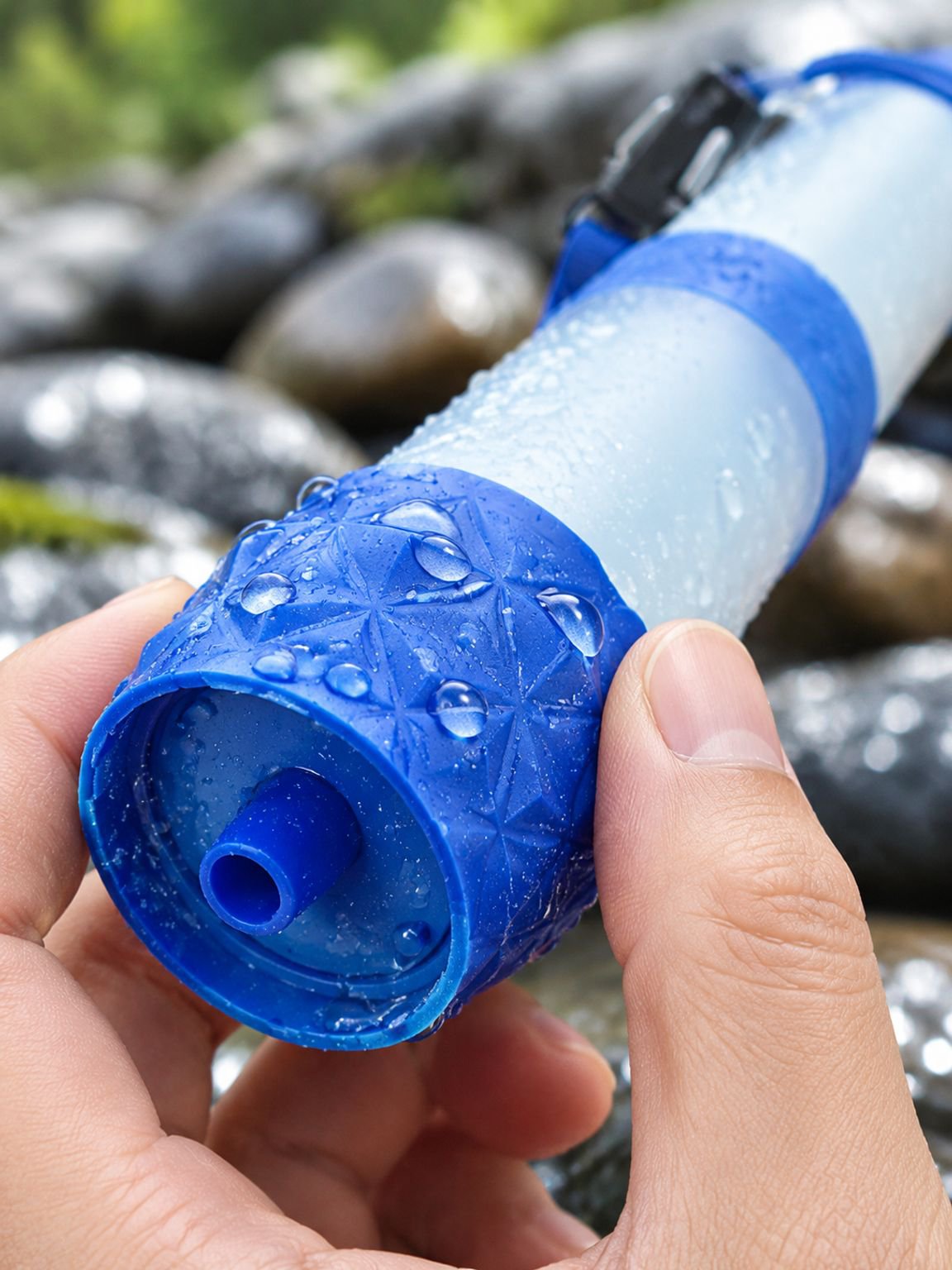 Purificateur d’eau outdoor pour filtrer l’eau lors d’un camping