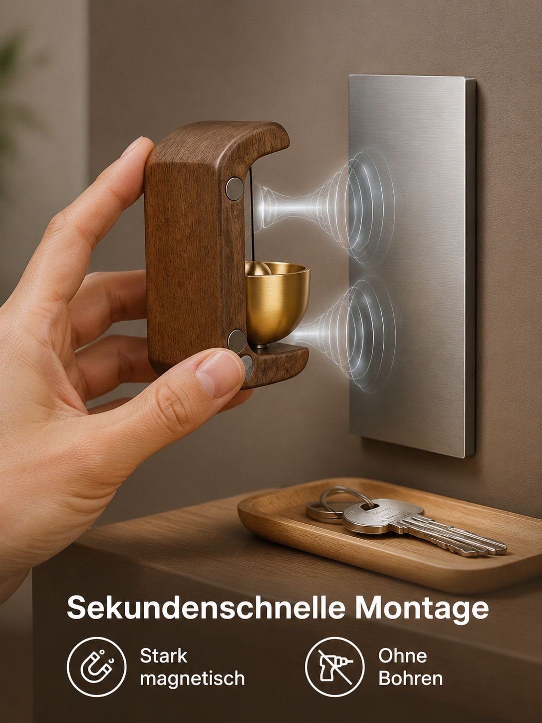 Walnuss Magnetische Türdichtung