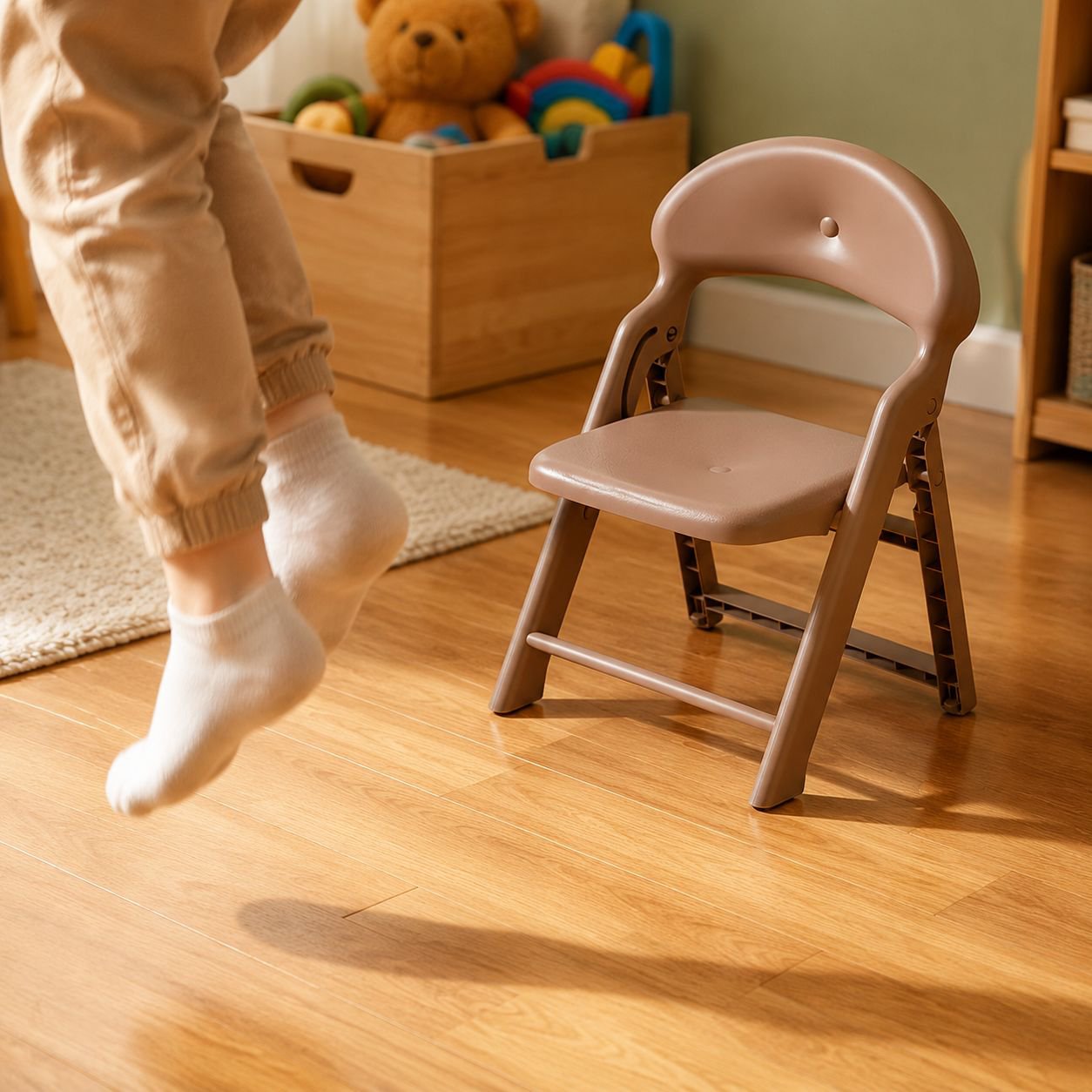 Easy-to-carry kids stool for travel