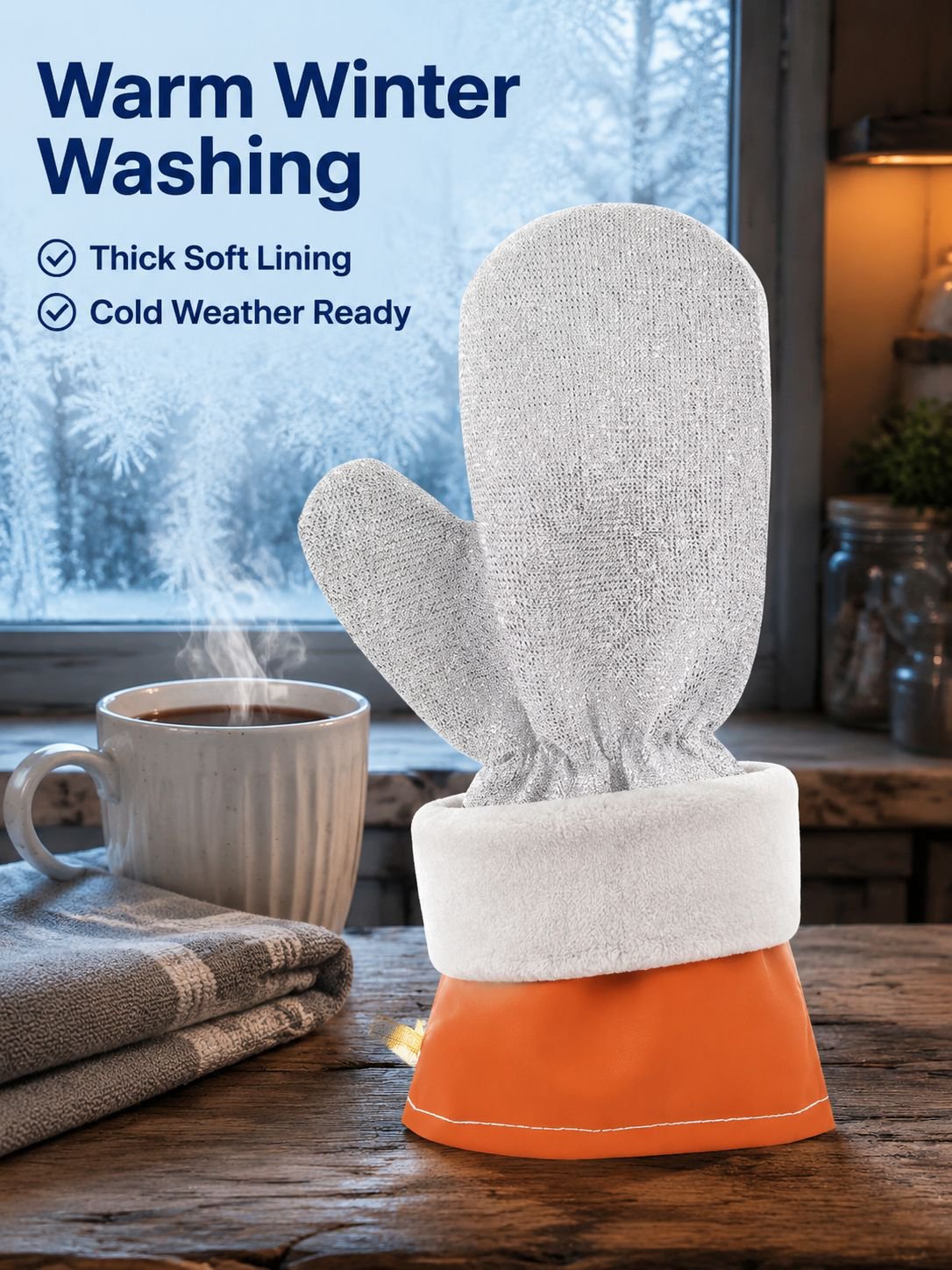 Waterproof Heat-Resistant Extended Steel Mesh Gloves