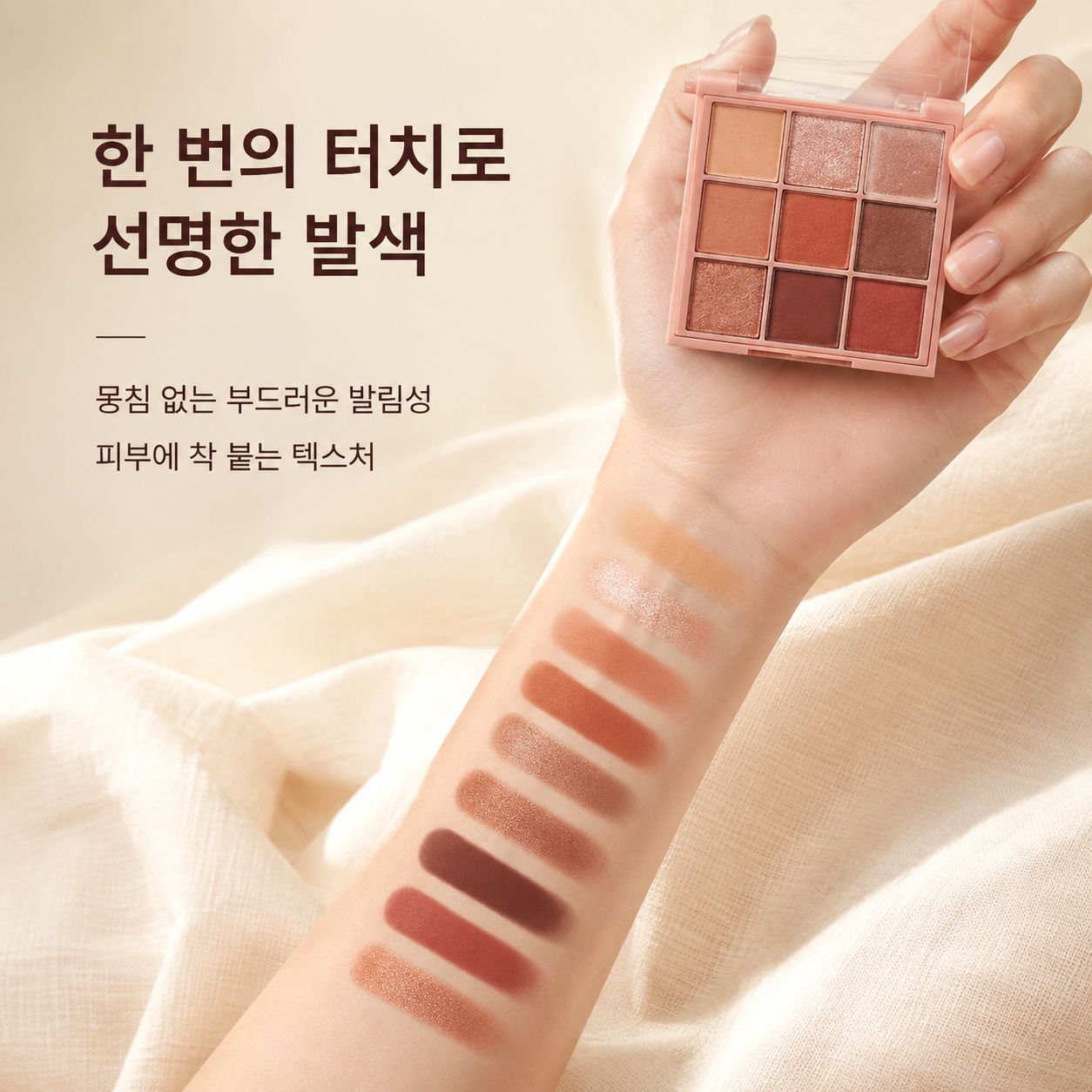 매트 9색 아이섀도우 팔레트