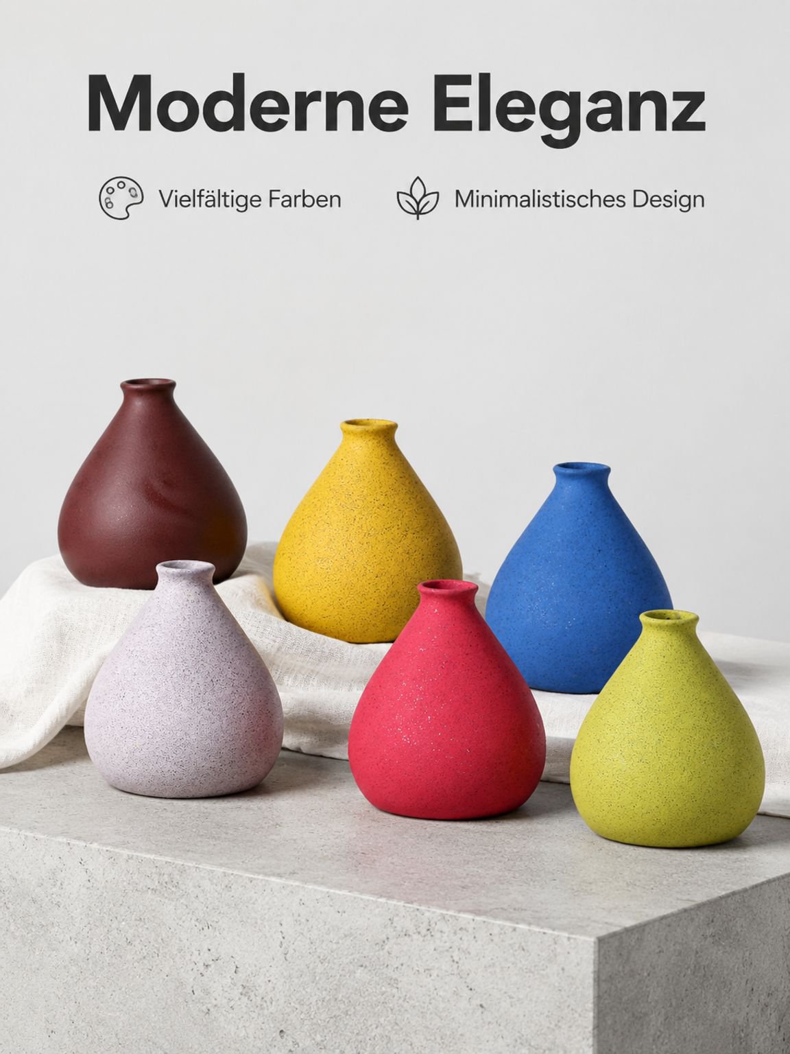 Vielseitige Keramikvase für Wasser
