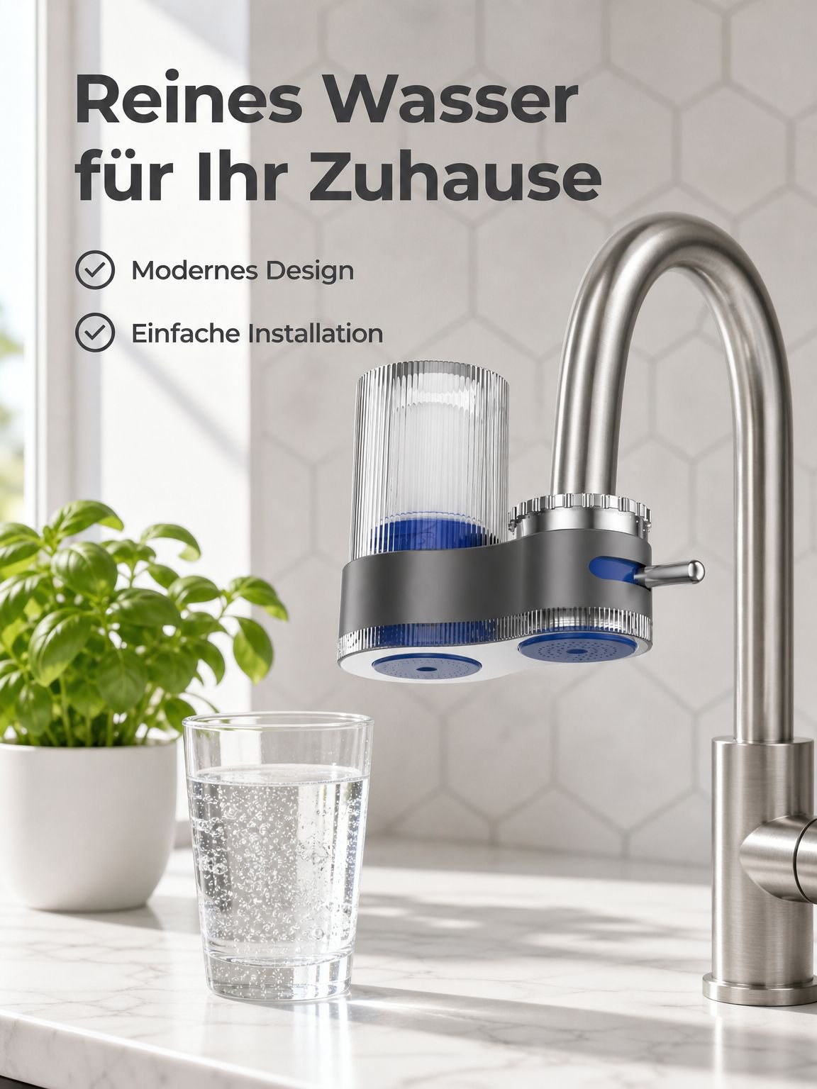 Wasserfilter für Wasserhahn