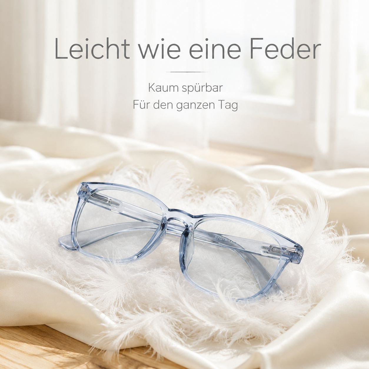Stilvolle, federbelastete Lesebrille mit hoher Auflösung