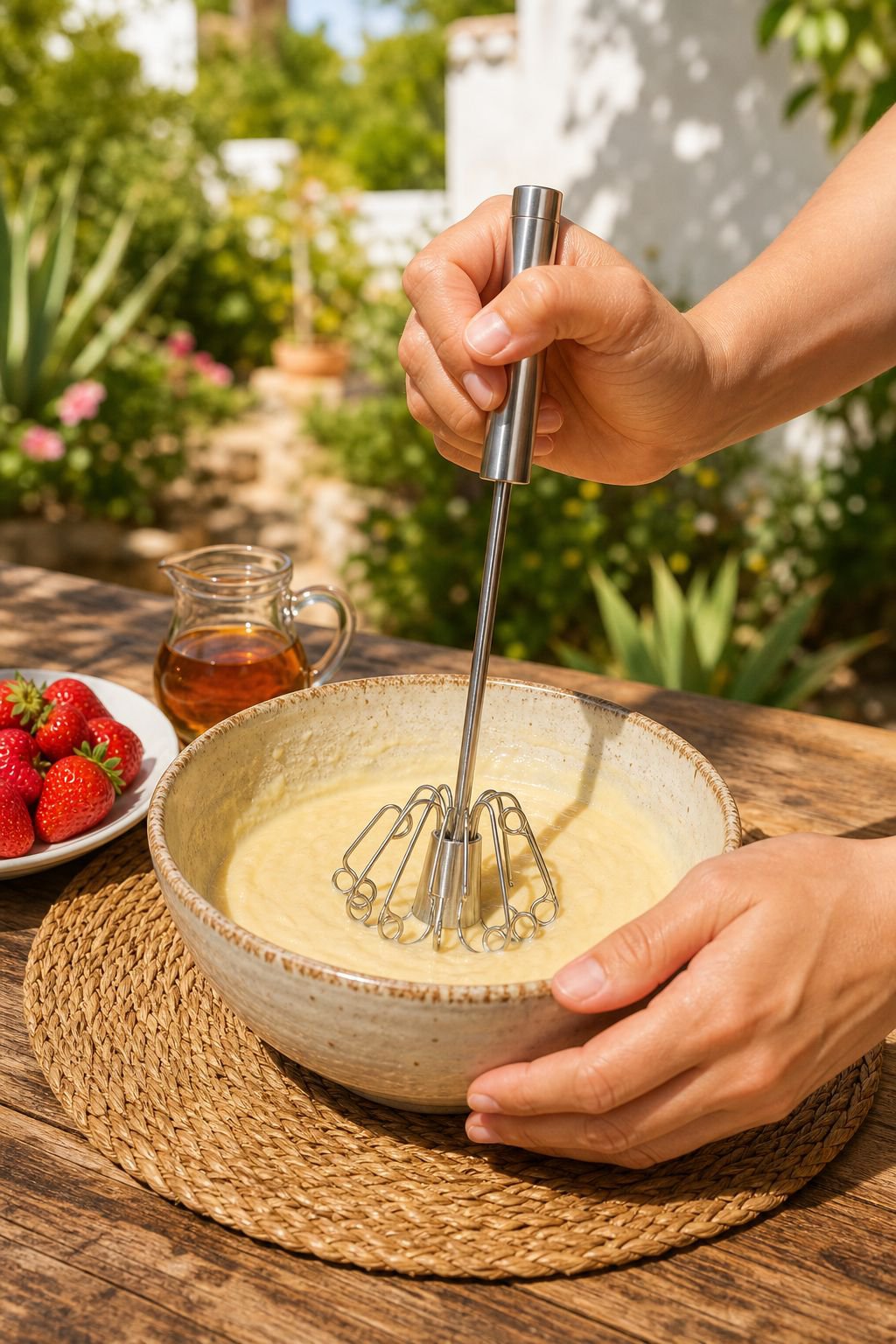 Batidor ergonómico para repostería y cocina
