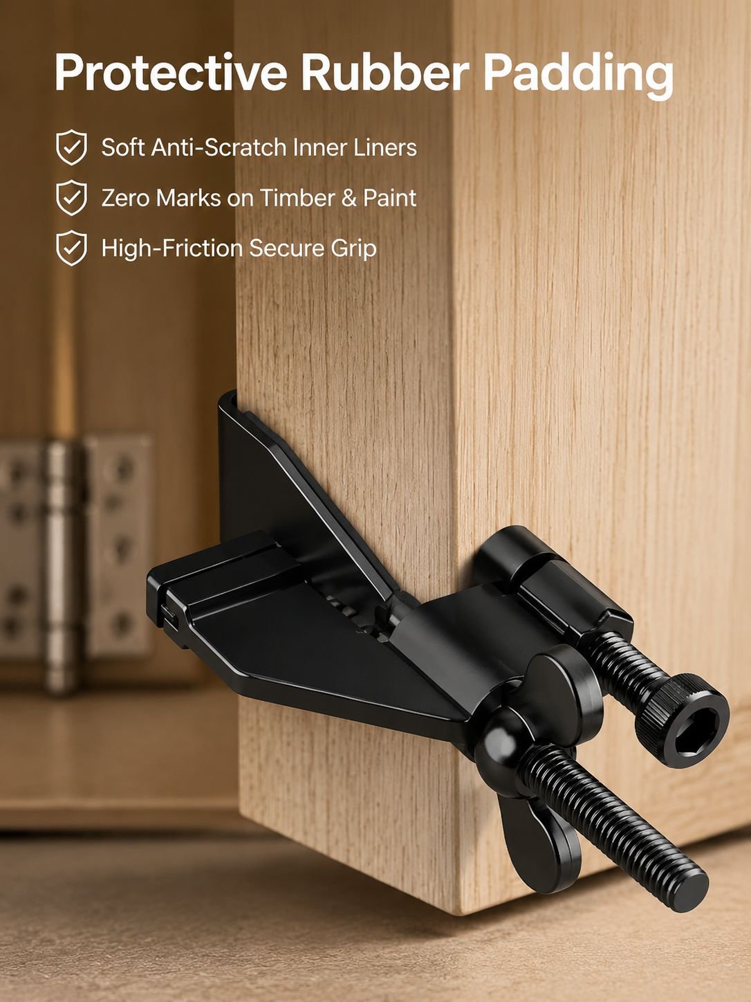 No-Drill Door Stopper