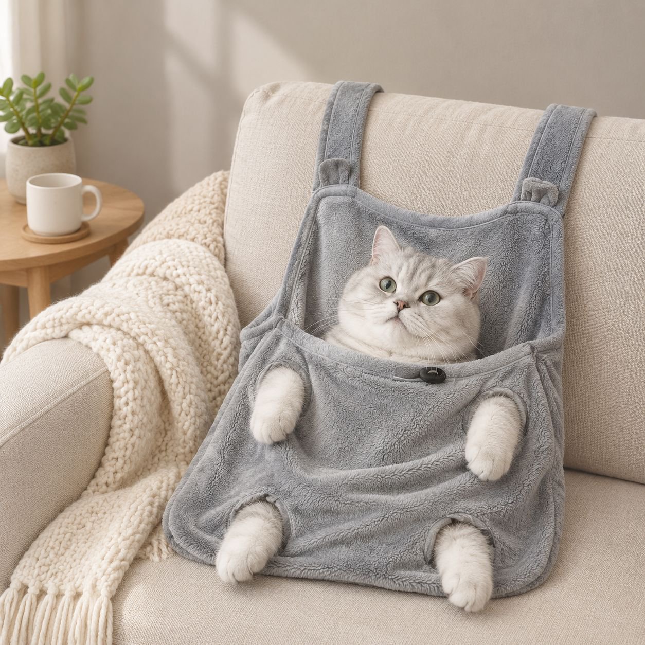 猫モフ用エプロン