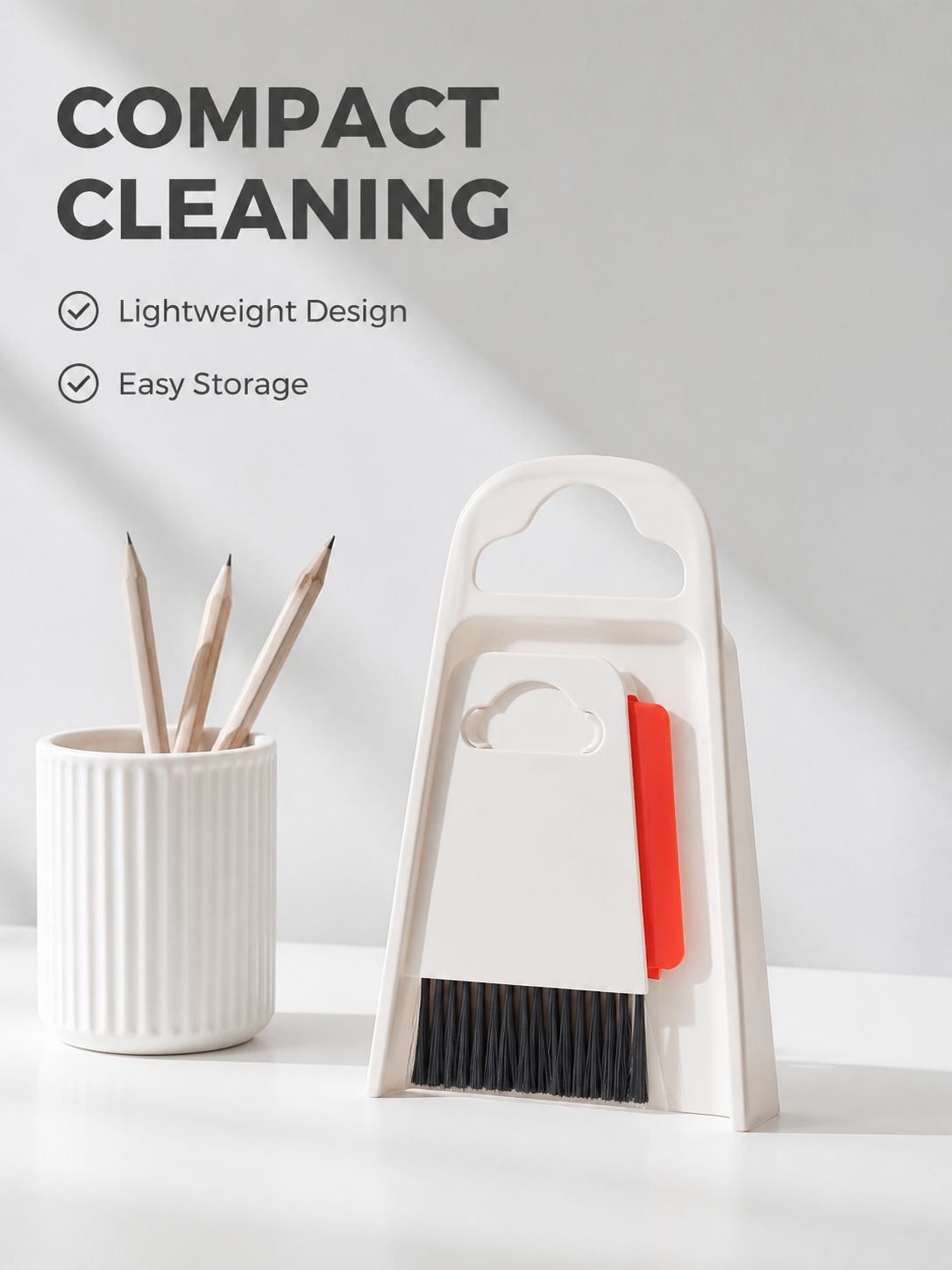 Mini Broom and Dustpan Set Household Desktop Cleaning Kit