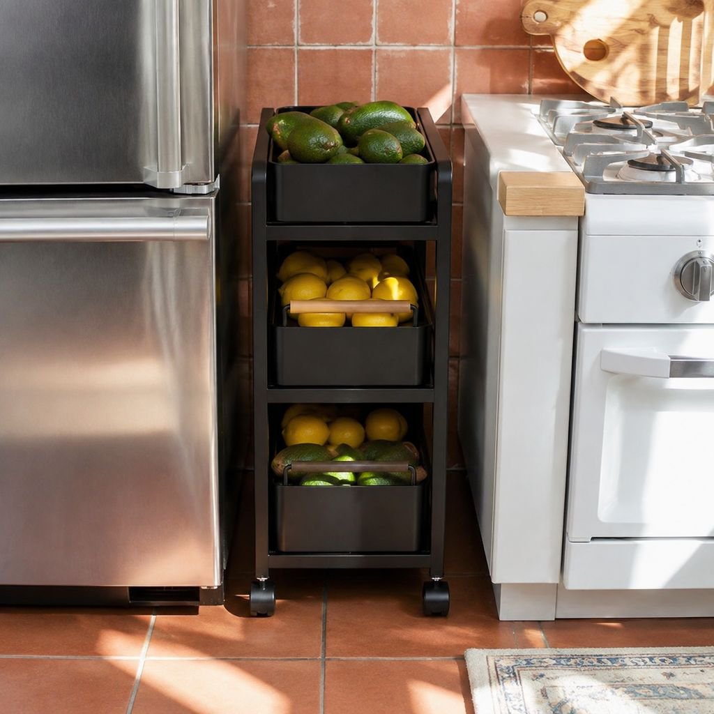 Cajonera de plástico transparente para el hogar