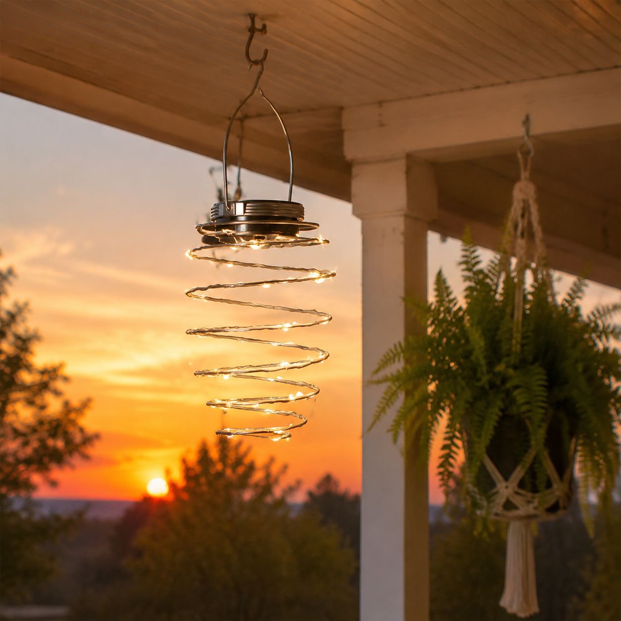 Solar LED Pineapple Shape Garden Lantern Outdoor Decoration Light