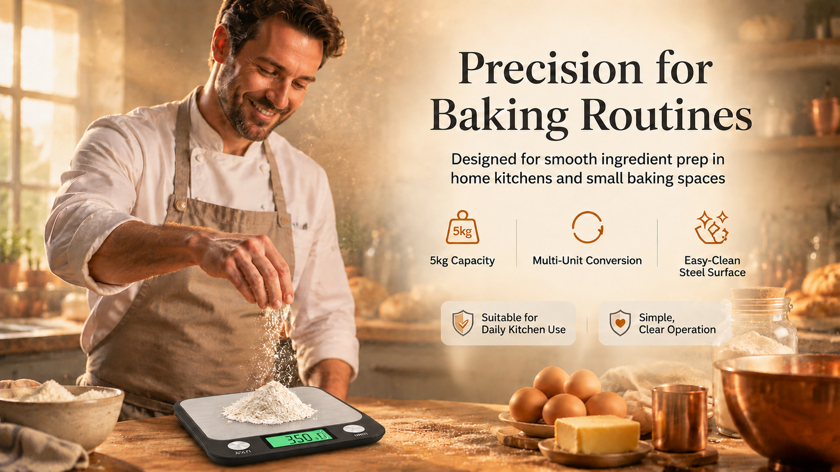 Precise Weighing for Better Baking