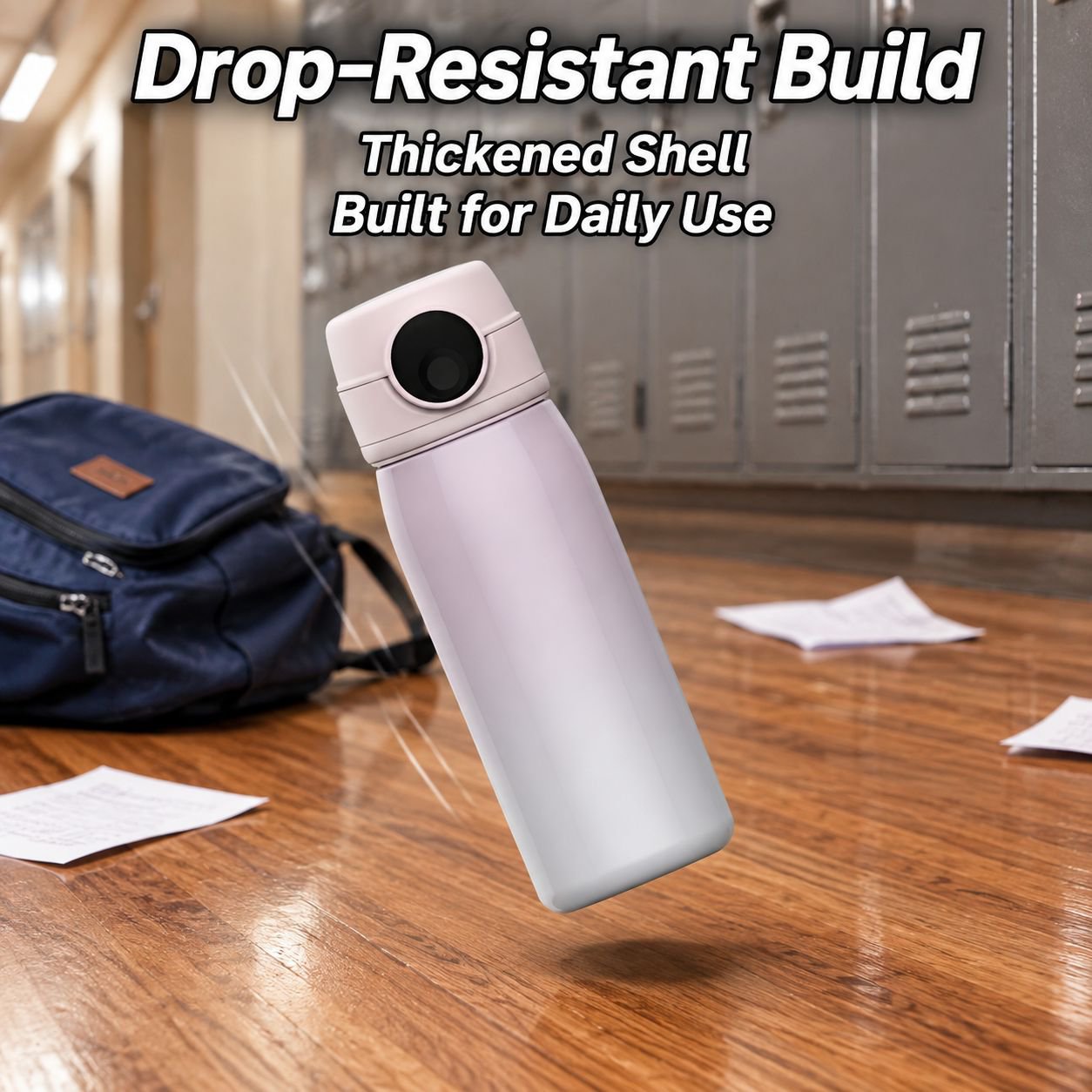 Fingerprint Unlocked Anti-fall Insulated Cup for Children and Students