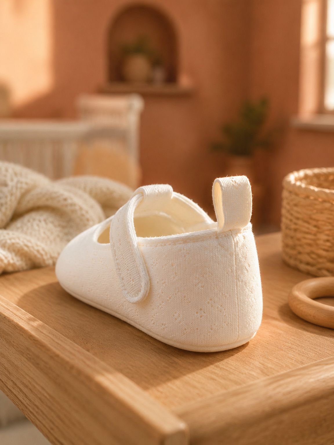 Zapatos de suela blanda para bebés antes de aprender a caminar