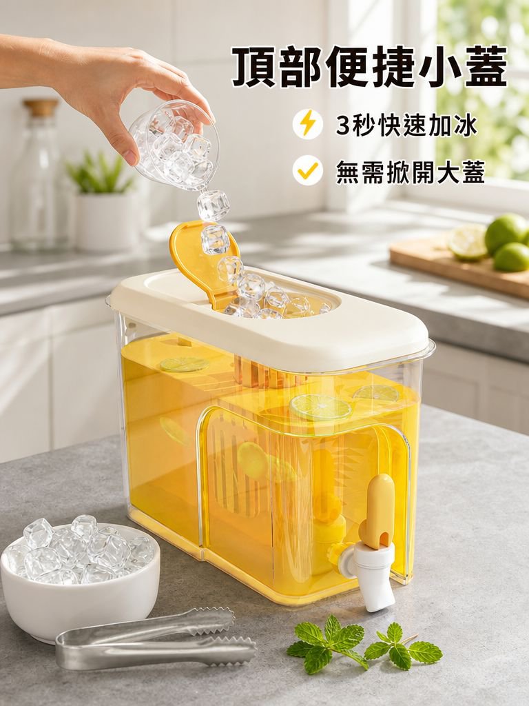 耐用帶龍頭蓋冷水壺