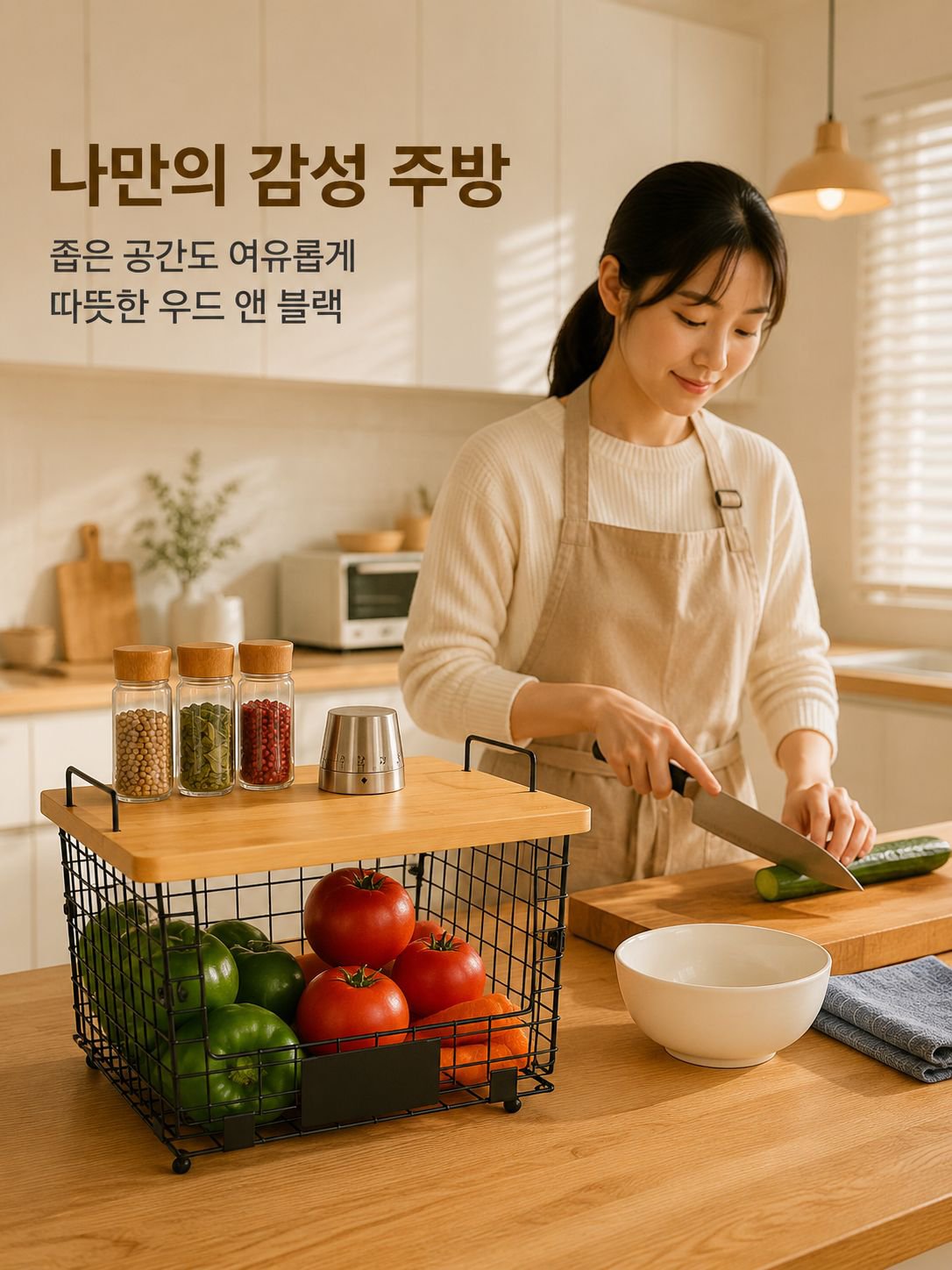단조 철제 수납 선반