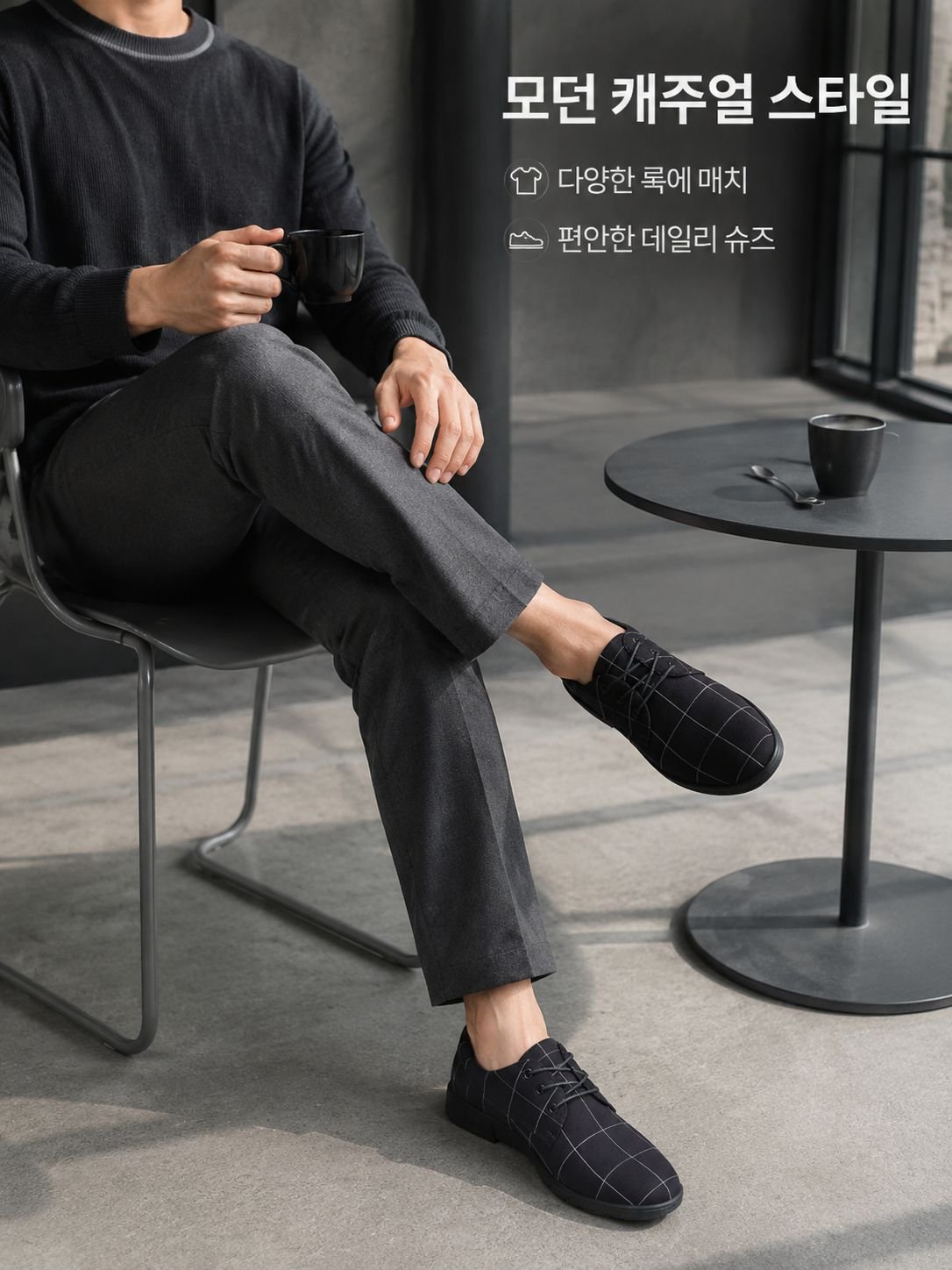 캐주얼 캔버스 남성 신발