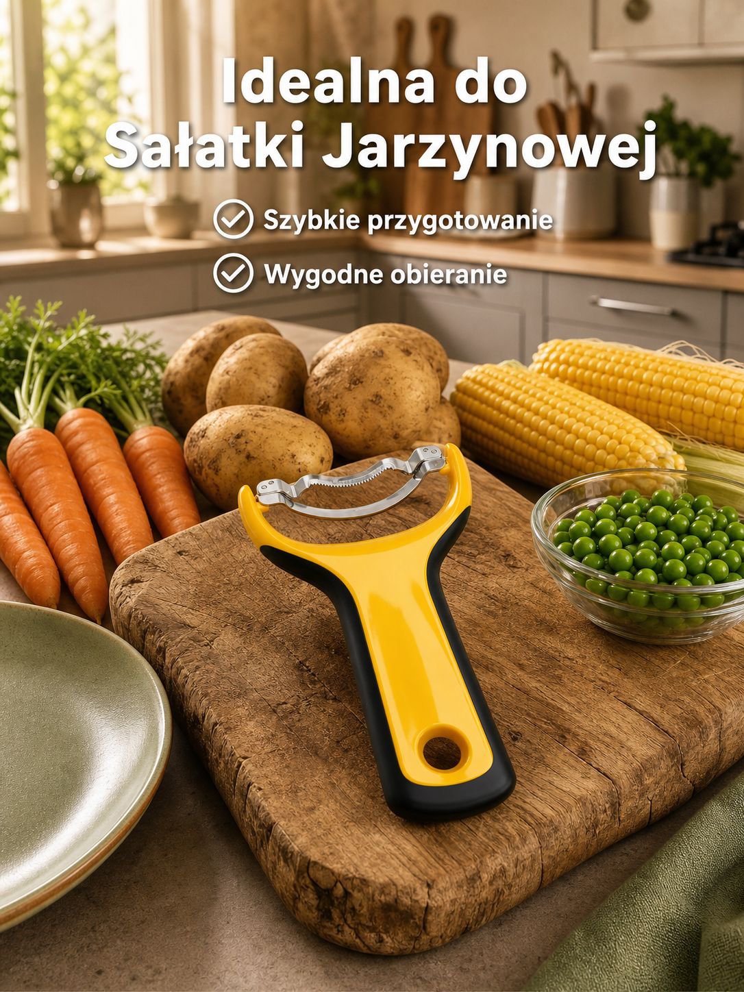 Wielofunkcyjna tarka kuchenna do warzyw i kukurydzy