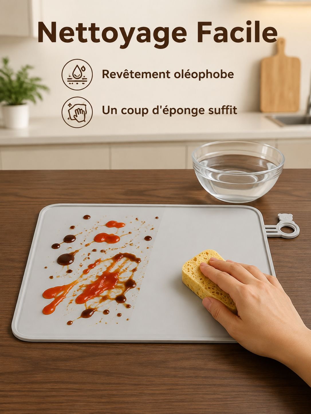 Tasse pliante en silicone alimentaire