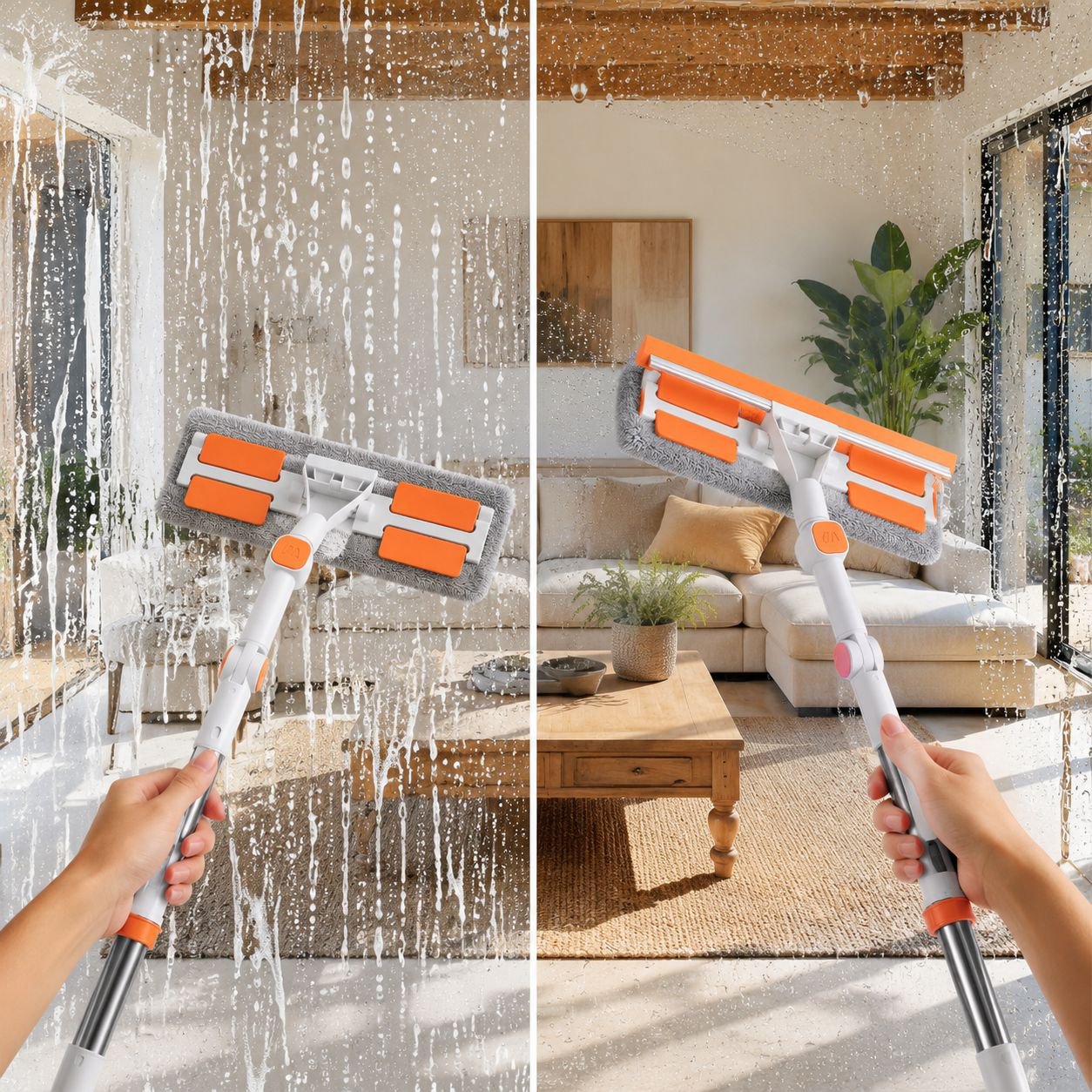 Raspador de ventanas JMY con diseño ergonómico