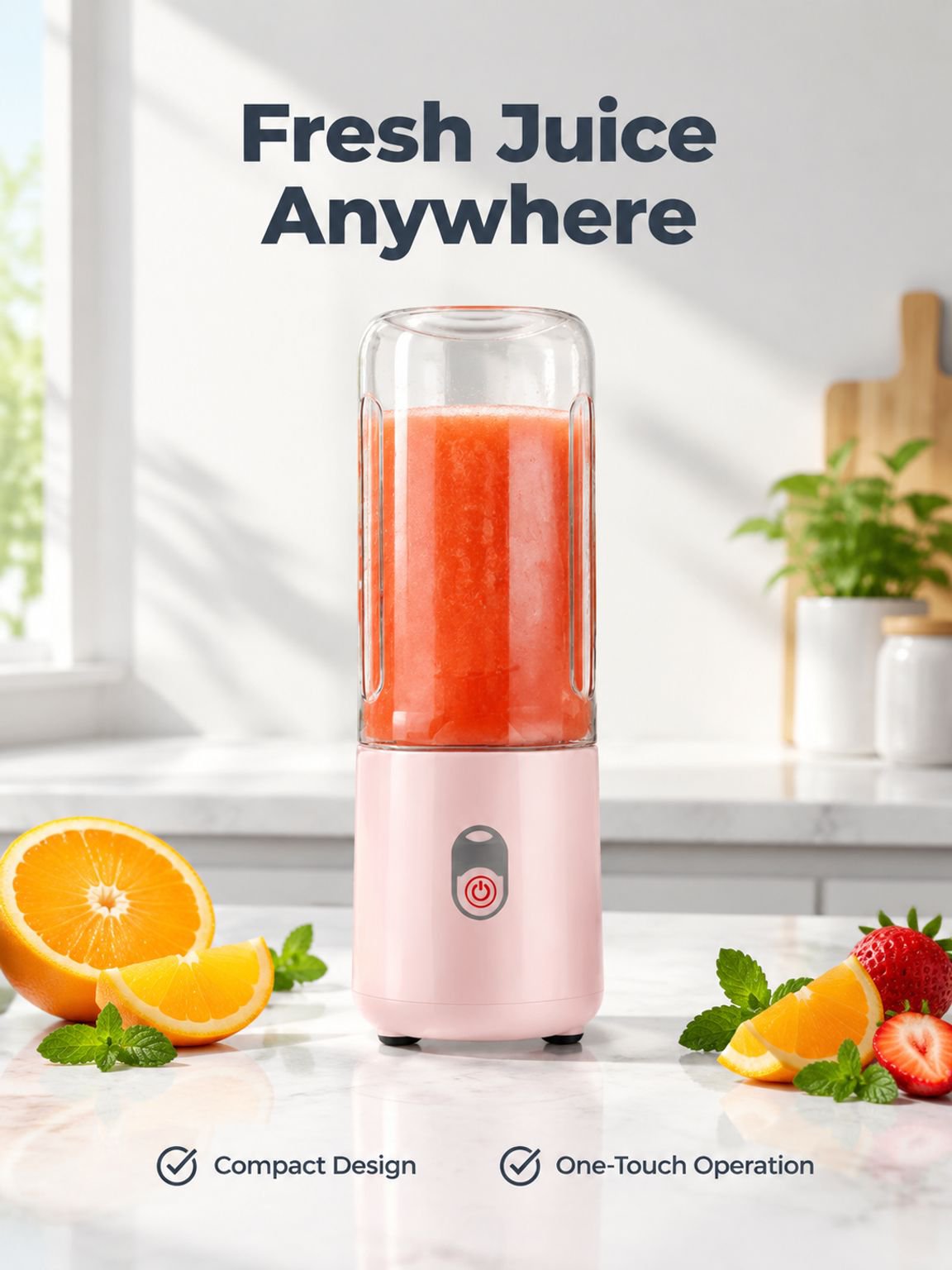 Compact and portable juicer cup
