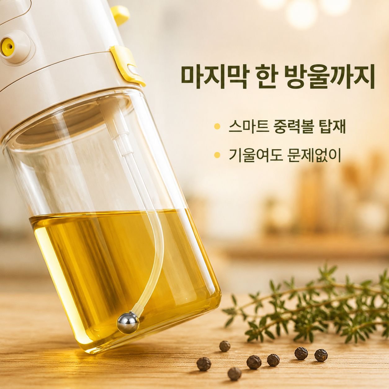 이중용 유리 오일 스프레이병