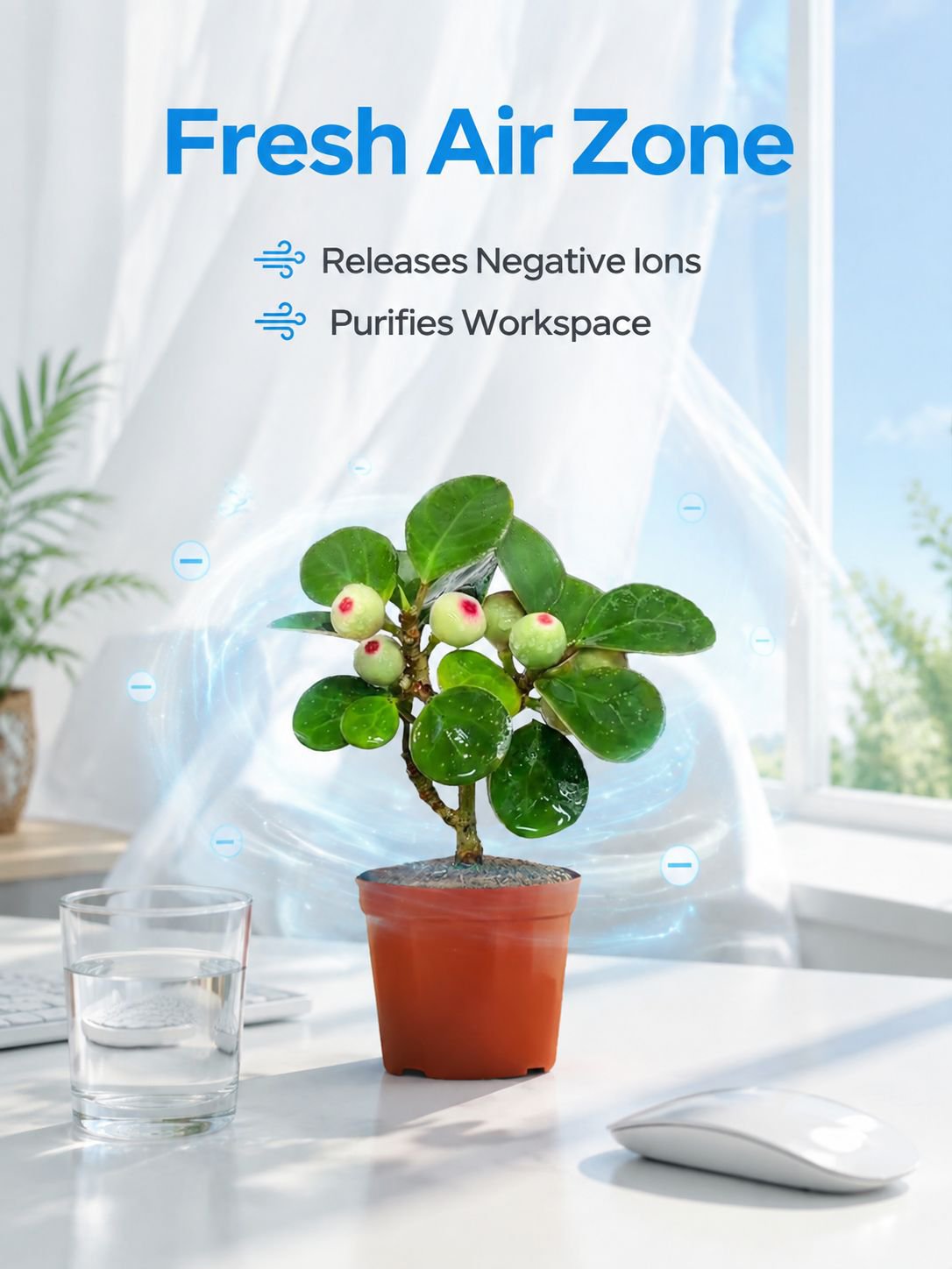 Bodhi green potted plants