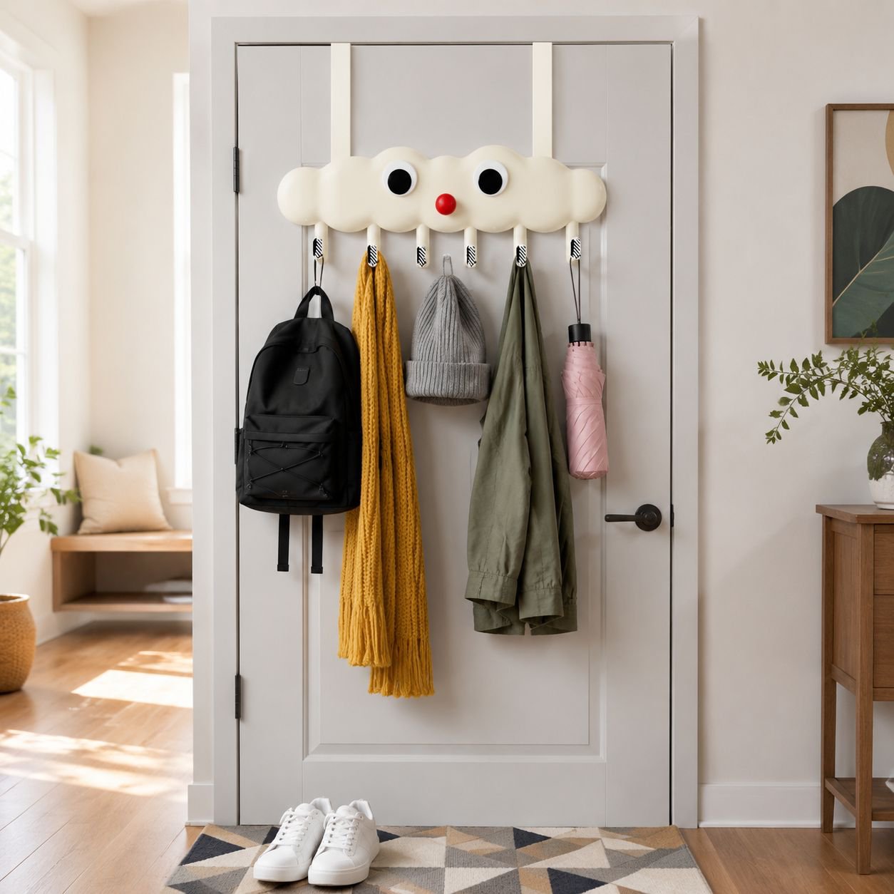 Multi-Functional Heavy Duty Over-the-Door Hook
