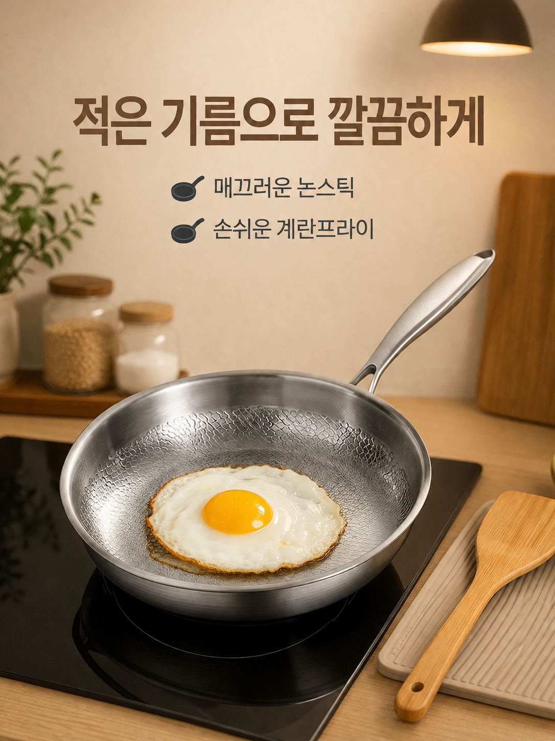 무코팅 후라이팬 논스틱 팬