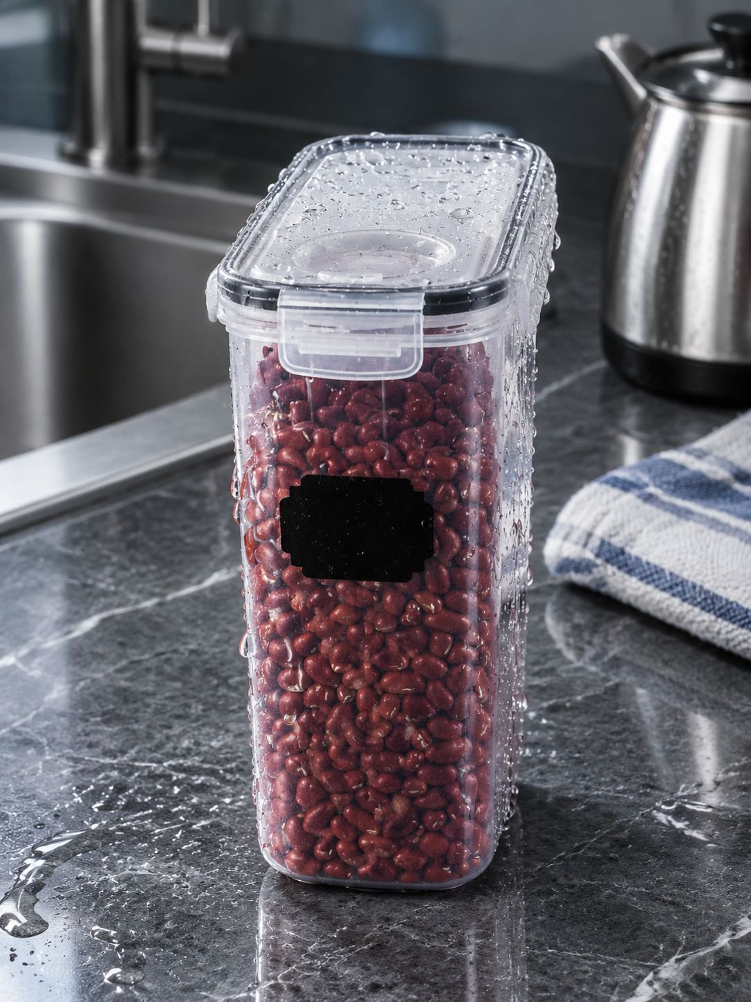 Contenedor Hermético para Arroz y Harina 2.5L para Cocina