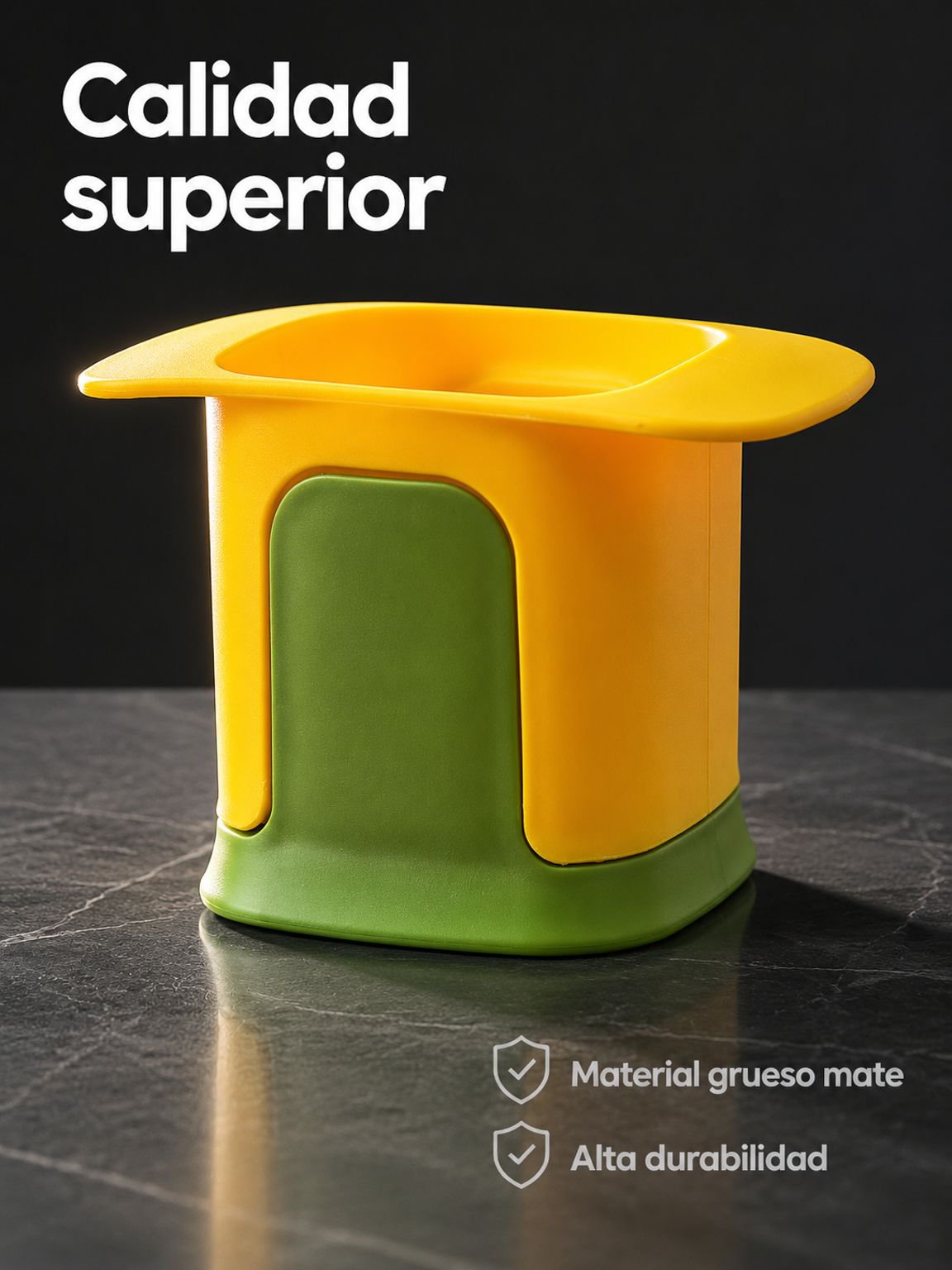 Cortador manual de alimentos con diseño práctico para el hogar