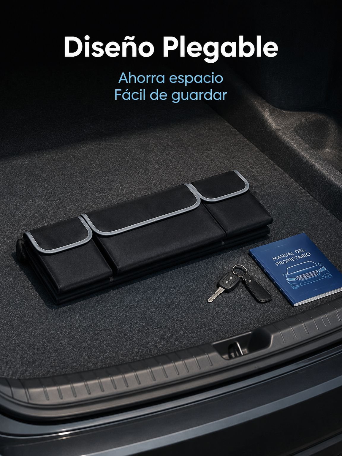 Bolsa de almacenamiento plegable para coche