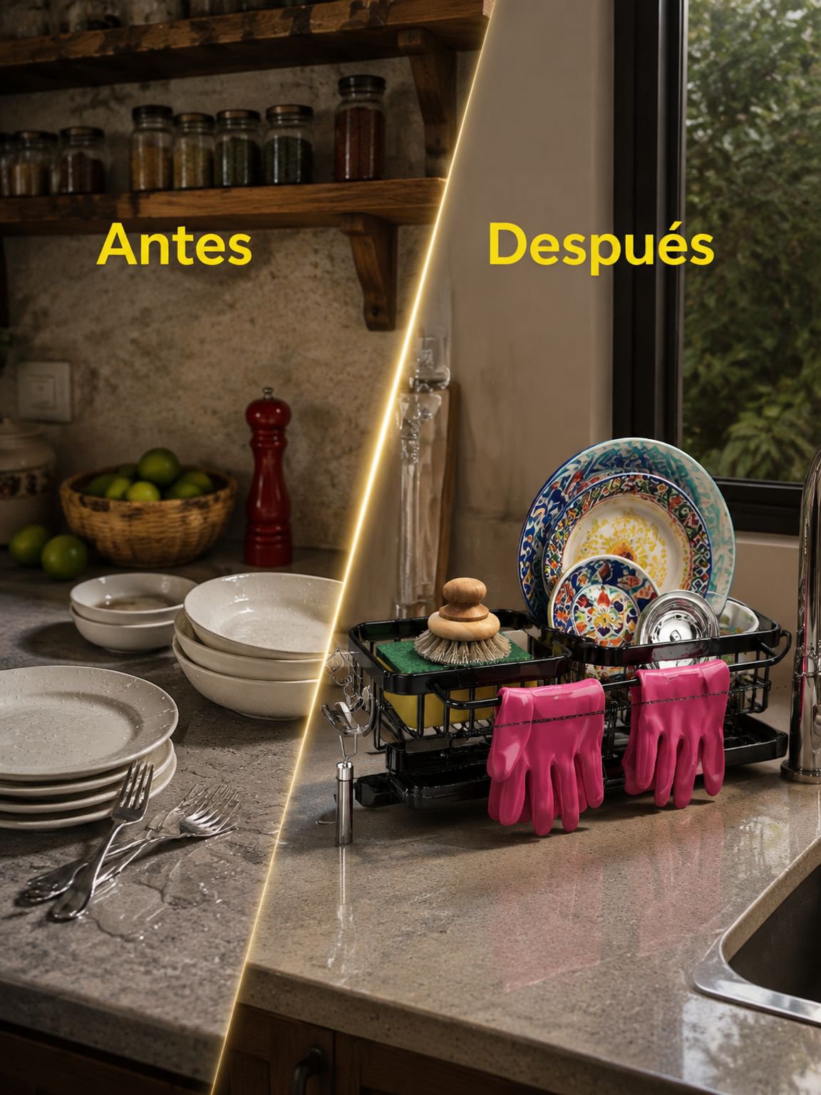 Filtro de drenaje para fregadero, evita atascos de residuos