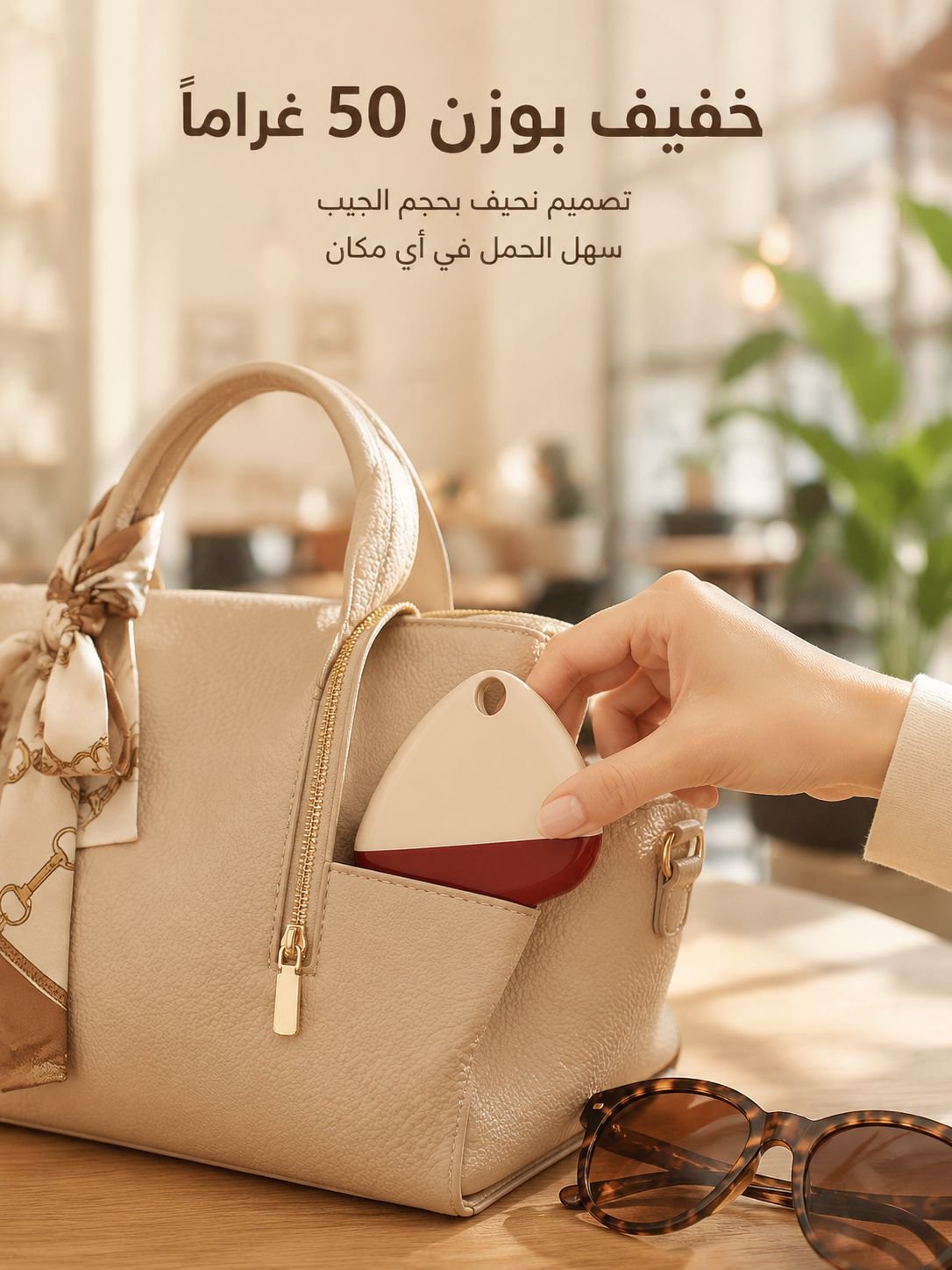 جهاز إزالة الوبر بتصميم هندسي فاخر قابل للغسل