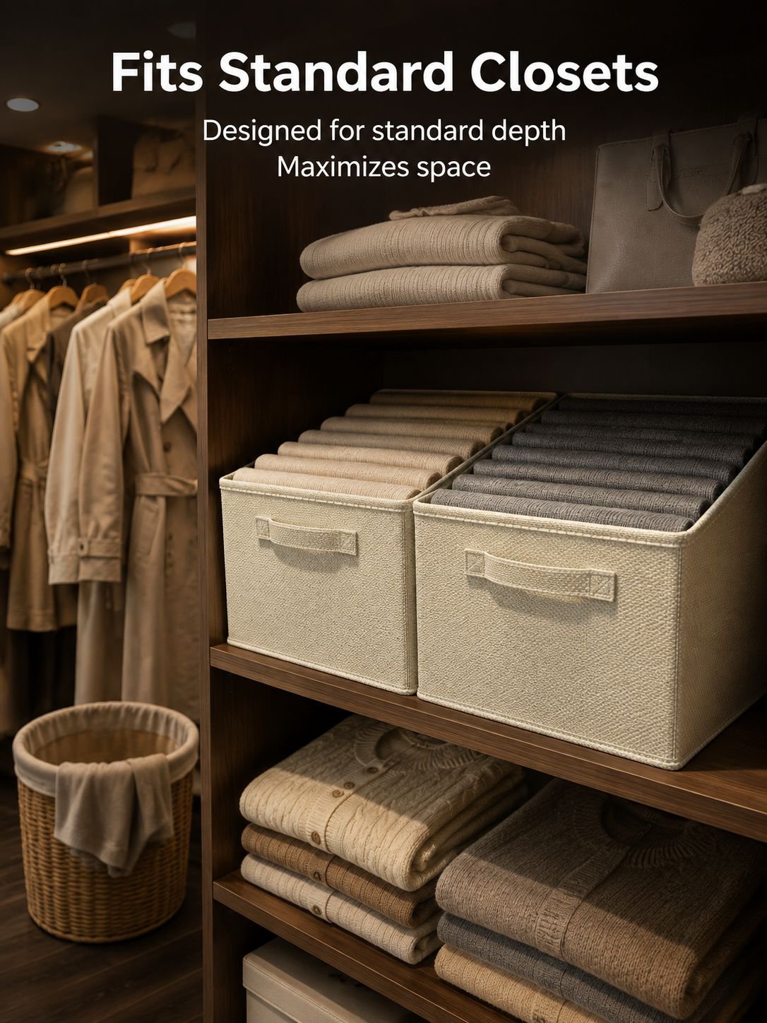 Extra Large Wardrobe Clothes Organizer Storage Box