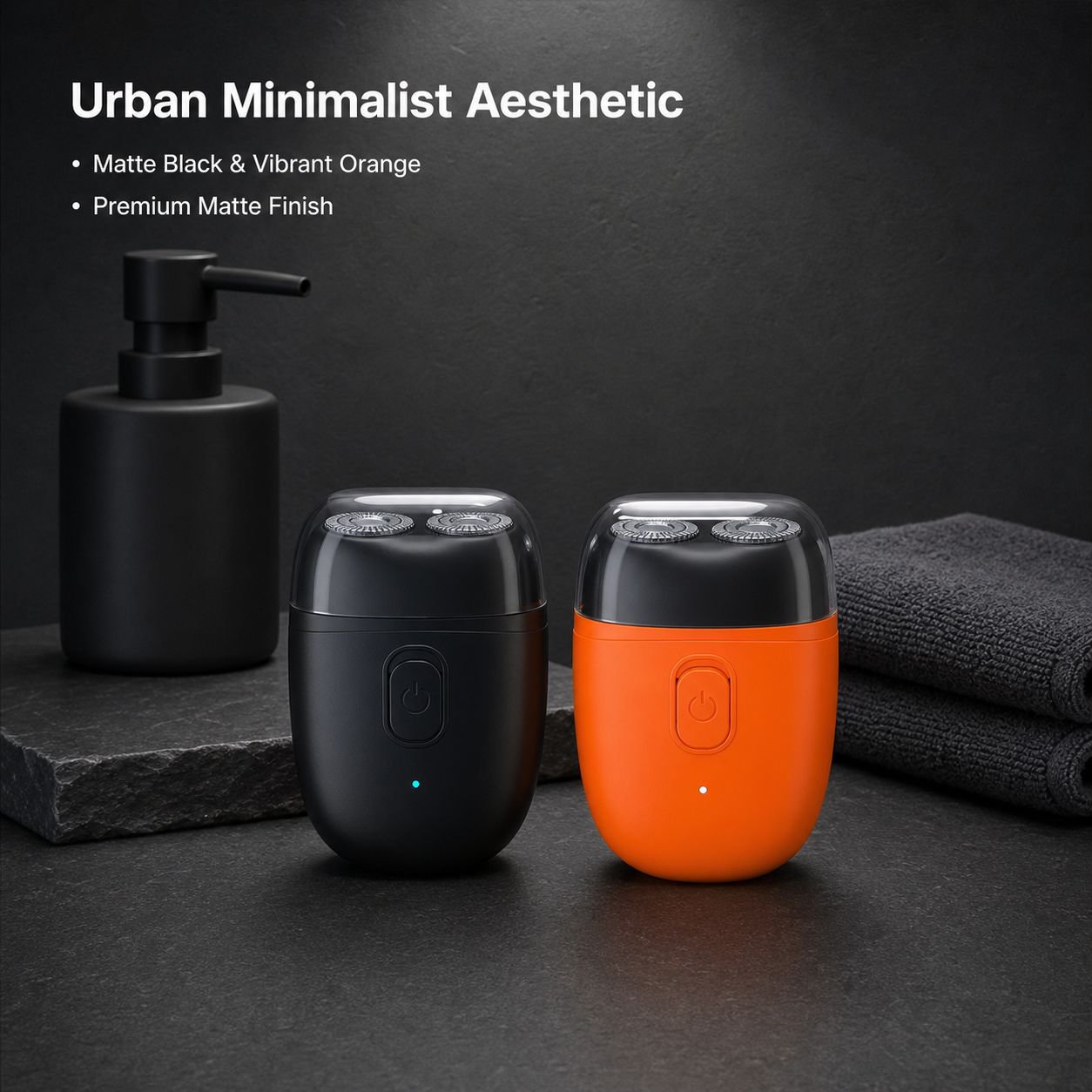 Travel Portable Type-C Dual-Head Electric Shaver