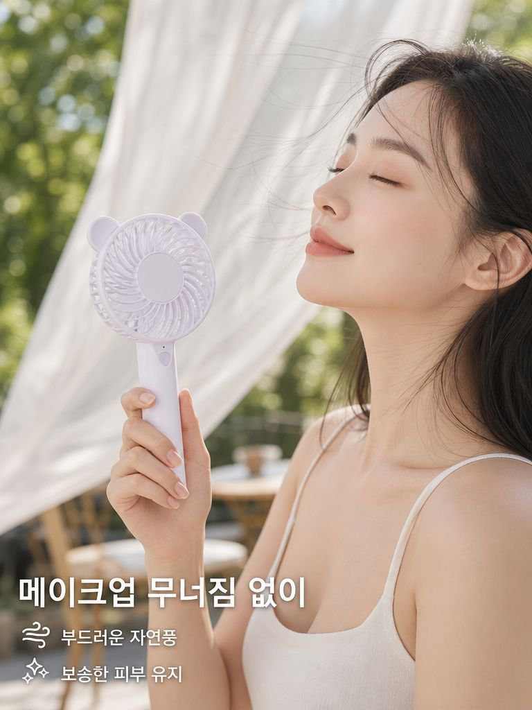 미니 휴대용 손선풍기