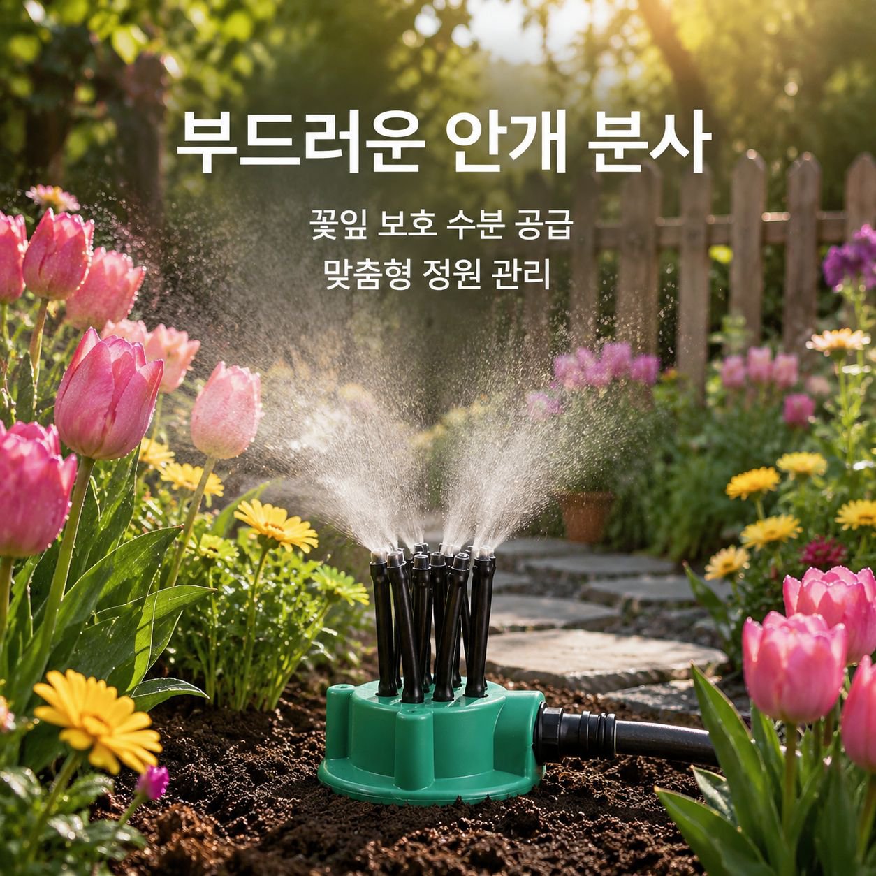 360도 자동 회전 정원용 스프링클러 헤드 도구