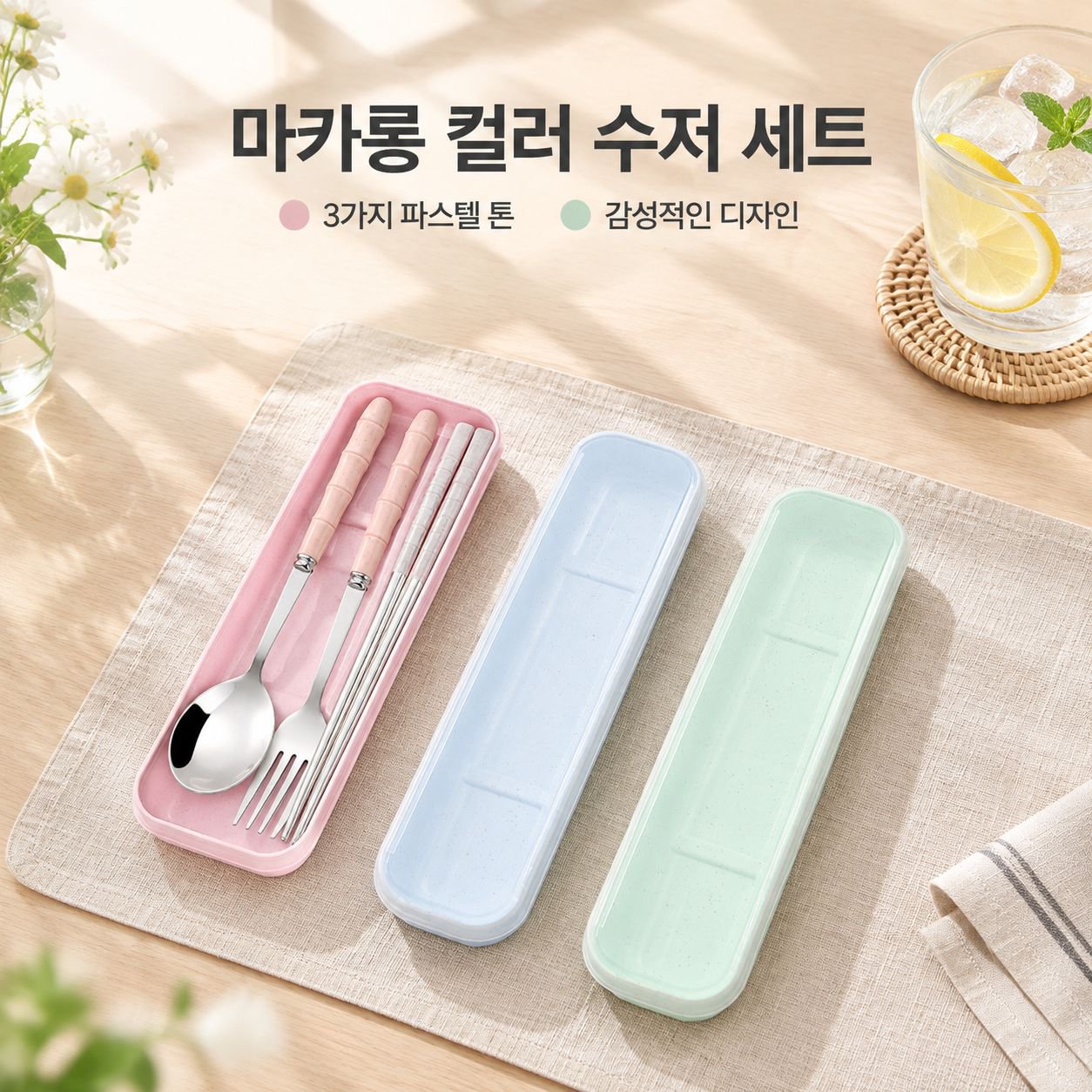 여행용 휴대 젓가락 세트